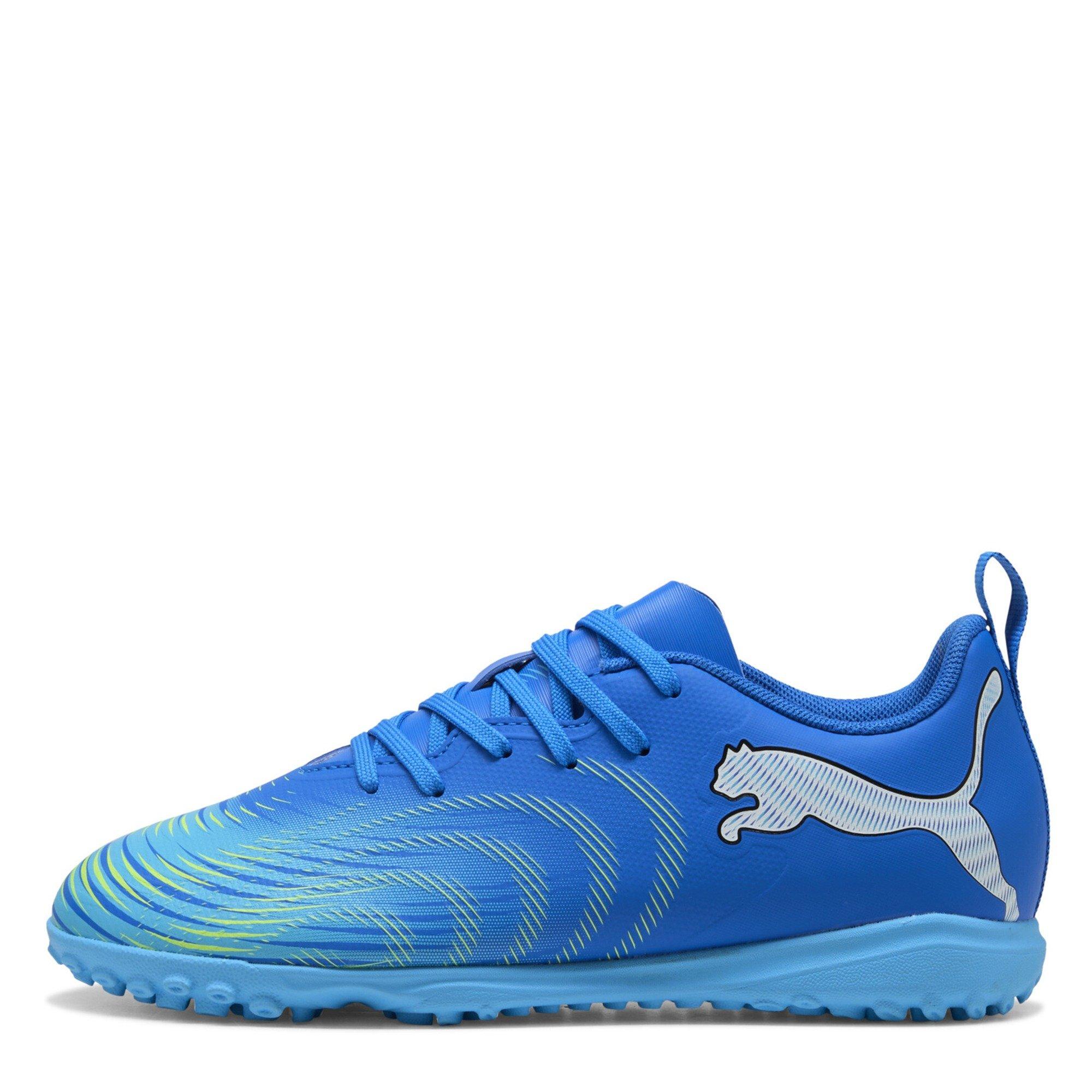 Blue/White - Puma - Childrens PUMA Future 9 Play Astro Turf Football Boots - 2