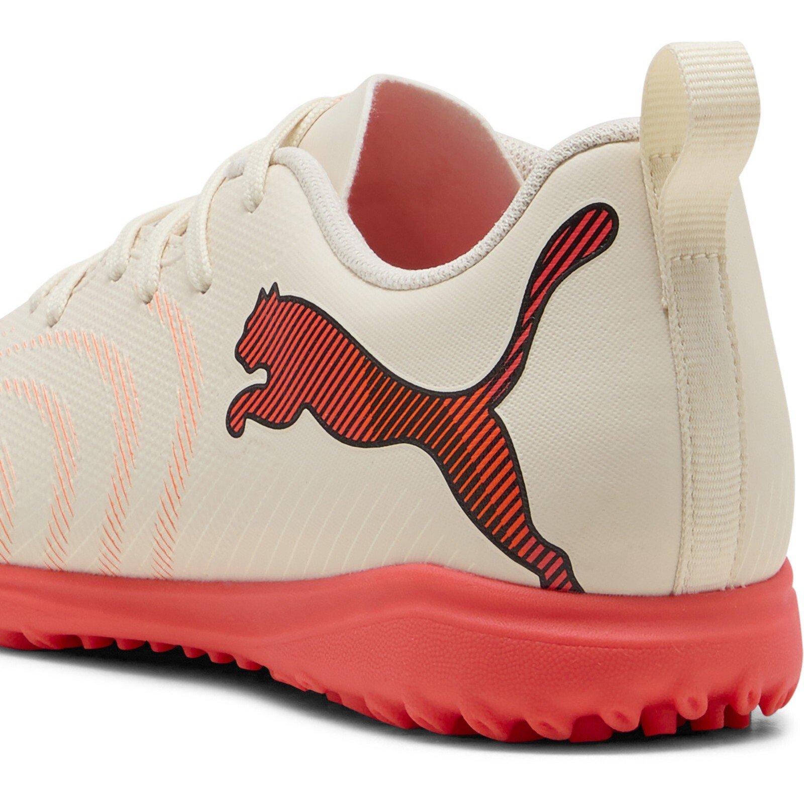Amandel/Rood - Puma - Childrens PUMA Future 9 Play Astro Turf Football Boots - 5