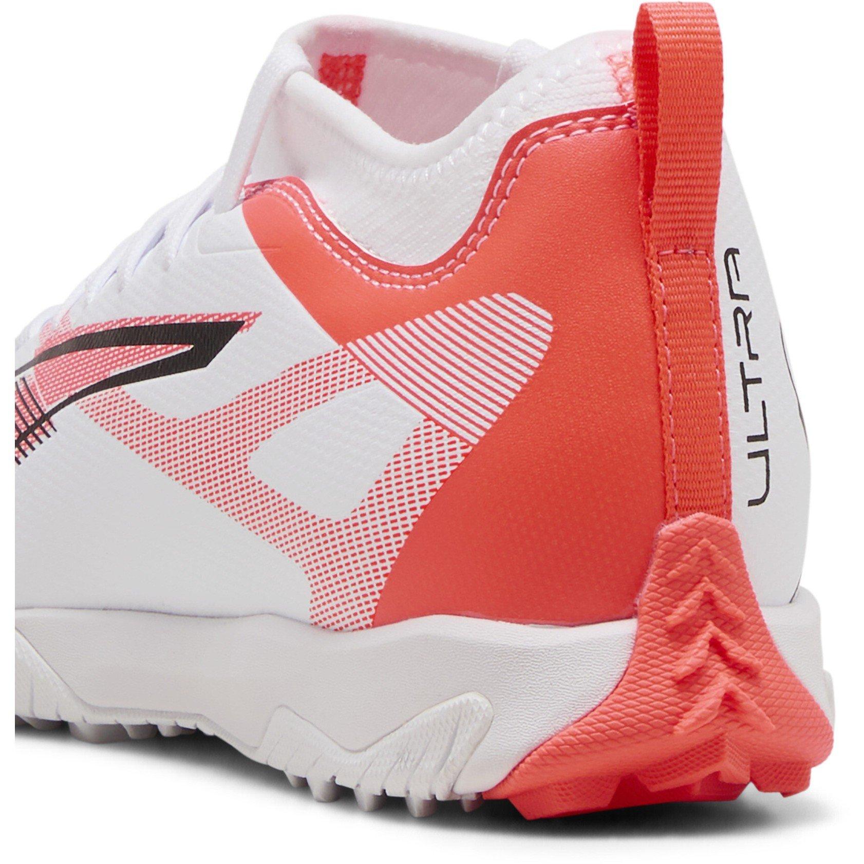 White-Bl - Puma - Puma Ultra 5 Match Tt + Mid Jr Astro Turf Football Boots Unisex Kids - 5