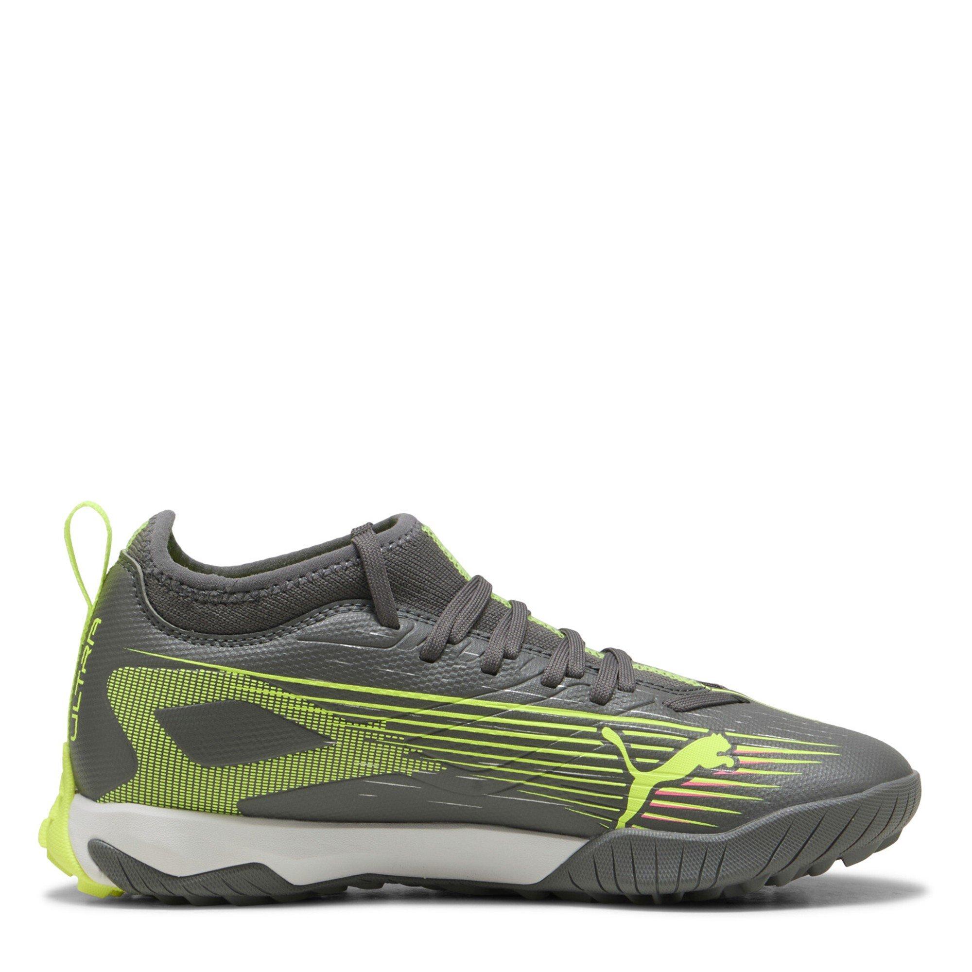 Matte Aged Sil - Puma - Puma Ultra 5 Match Tt + Mid Jr Astro Turf Football Boots Unisex Kids - 4