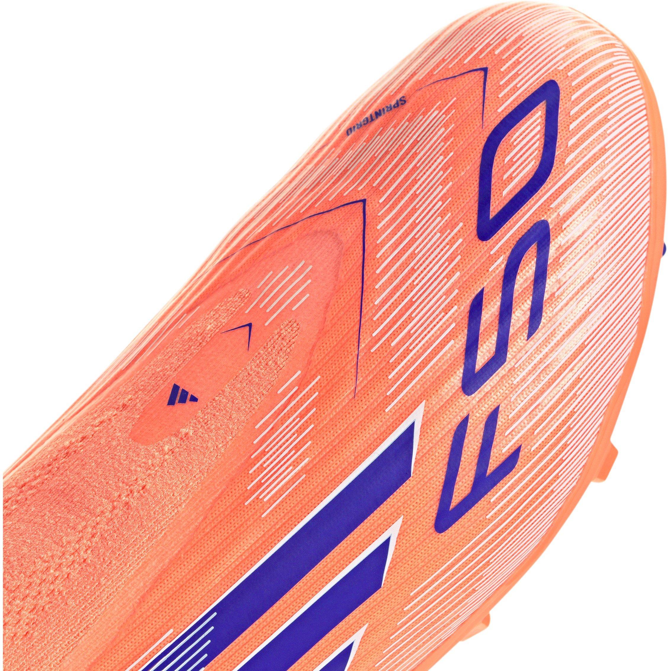 Orange/Blue - adidas - F50 Childrens League Laceless Multi-Ground Boots - 8
