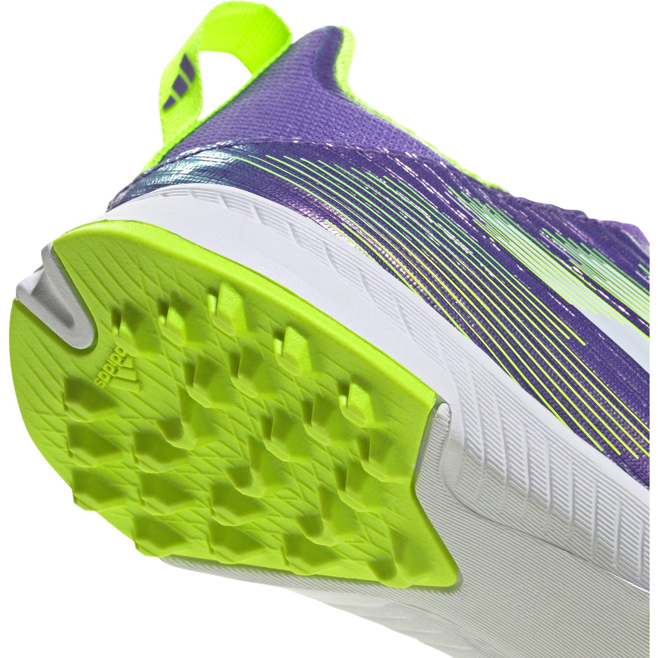 Purple/White - adidas - F50 Juniors League Laceless Multi-Ground Boots - 7