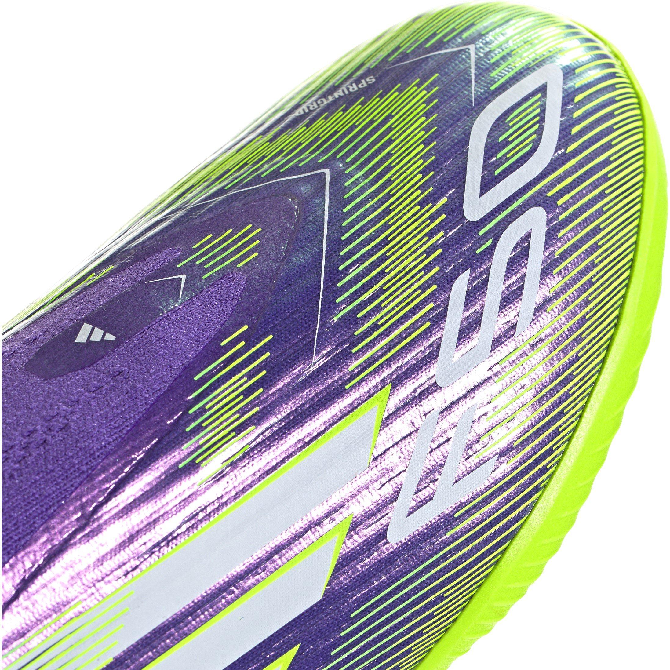 Purple/White - adidas - F50 Juniors League Laceless Multi-Ground Boots - 8