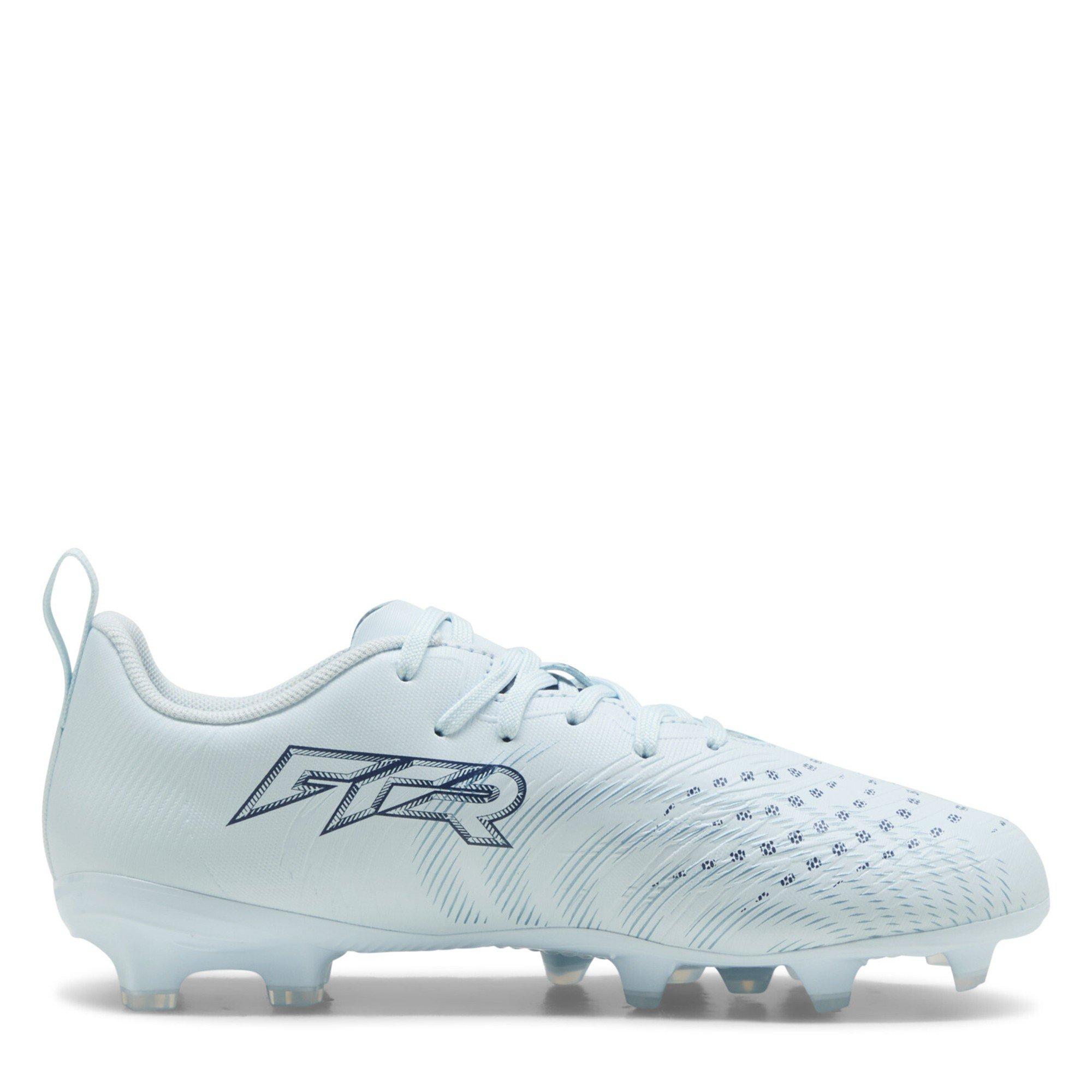 Ijsblauw - Puma - Childrens PUMA Future 9 Play Firm Ground Football Boots - 4