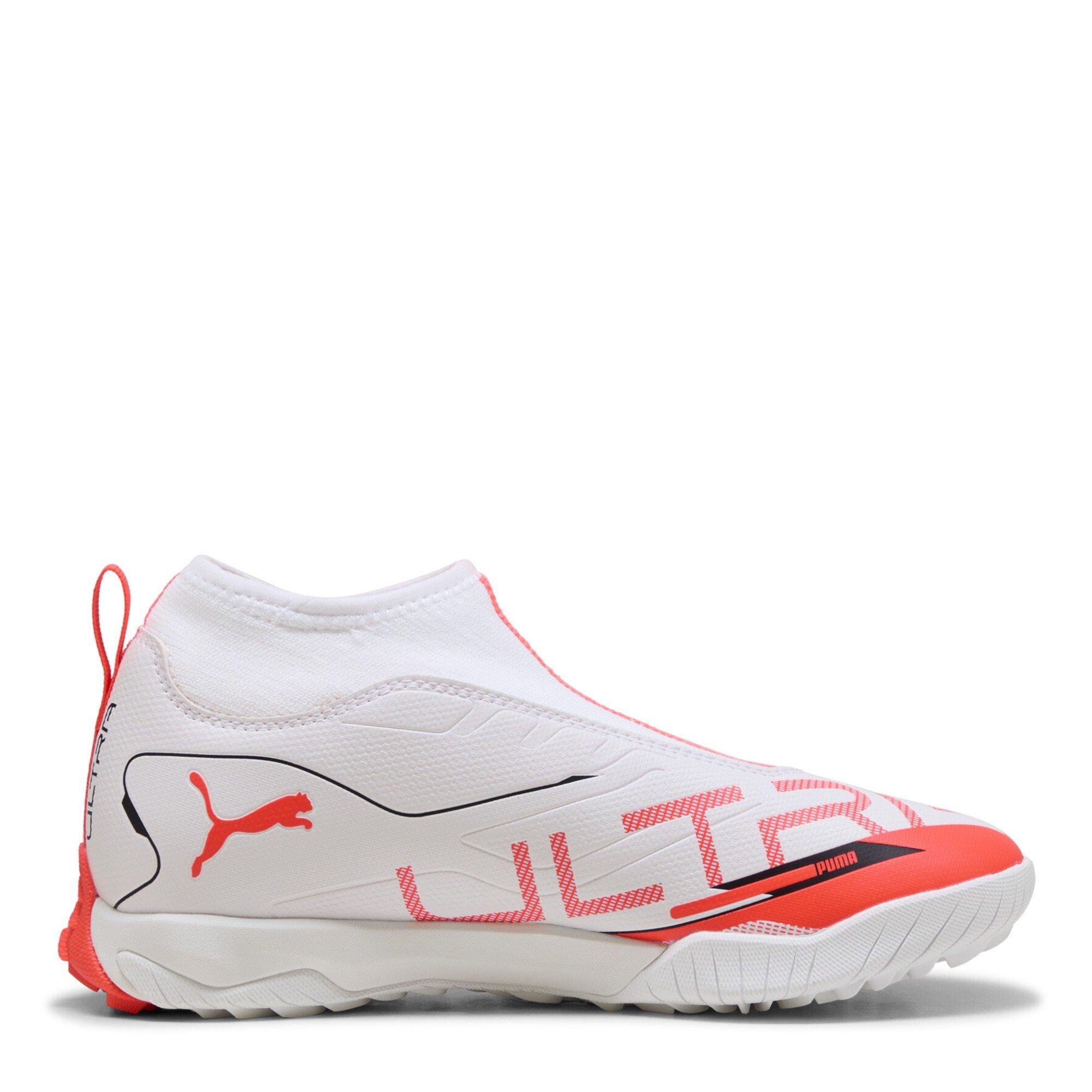 White-Bl - Puma - Unisex Kids' Ultra 5 Match+ Astro Turf Football Boots - 4