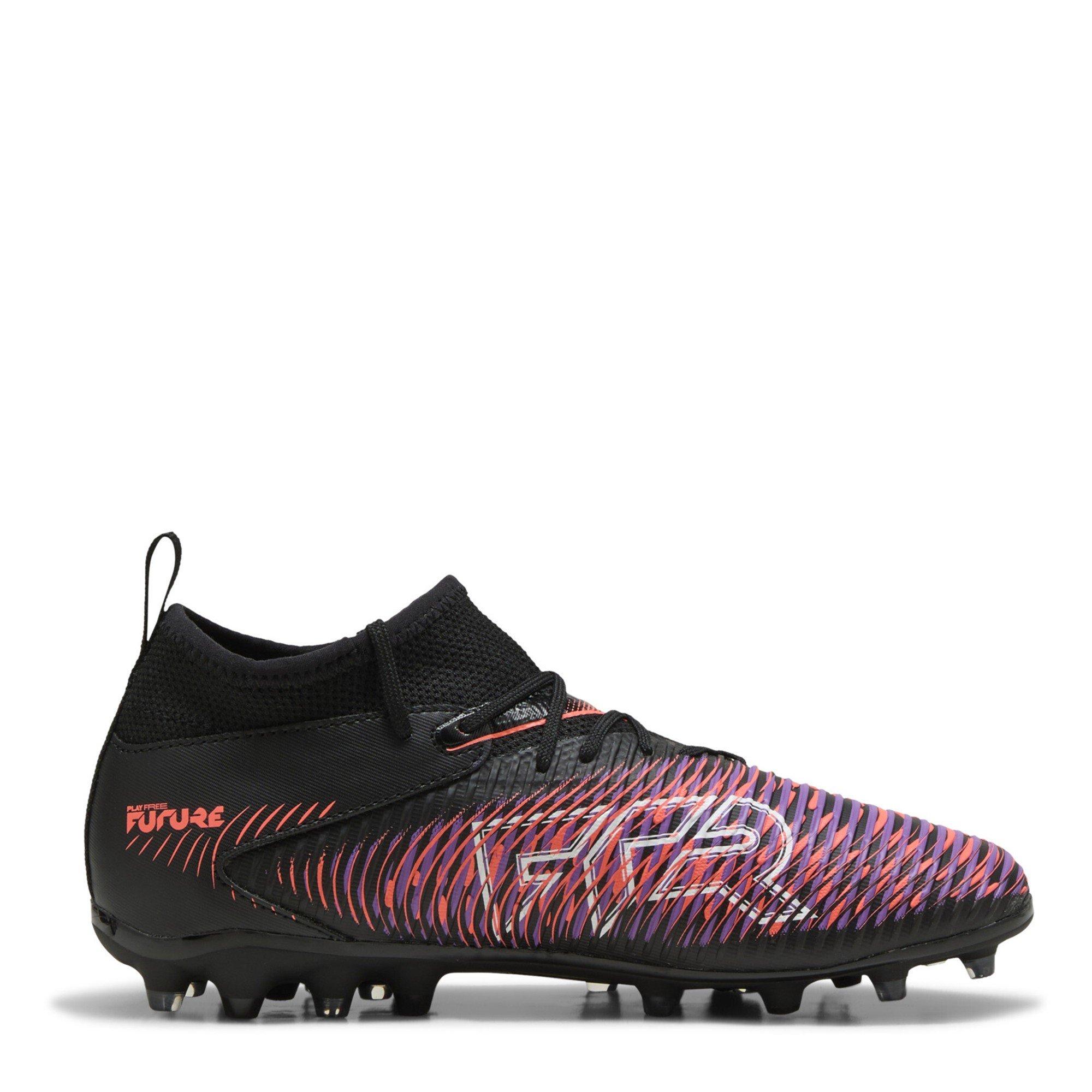 Black-Wh - Puma - Unisex Kids' Future 8 Match Mg Firm Ground Football Boots - 4