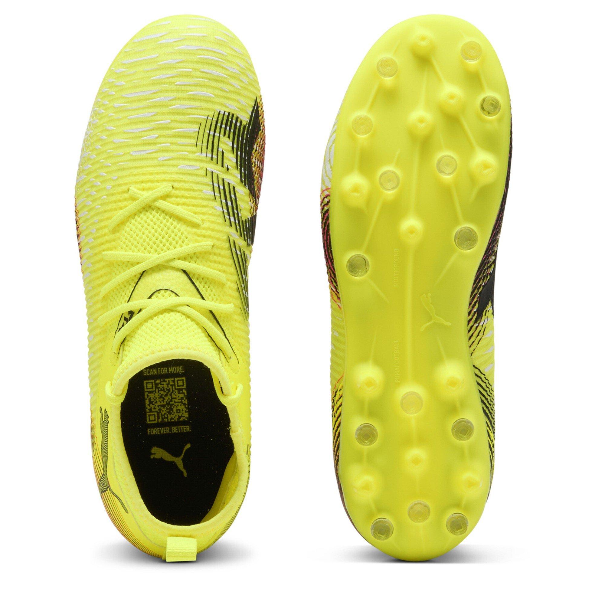 Yellow Alert - Puma - Unisex Kids' Future 8 Match Mg Firm Ground Football Boots - 3