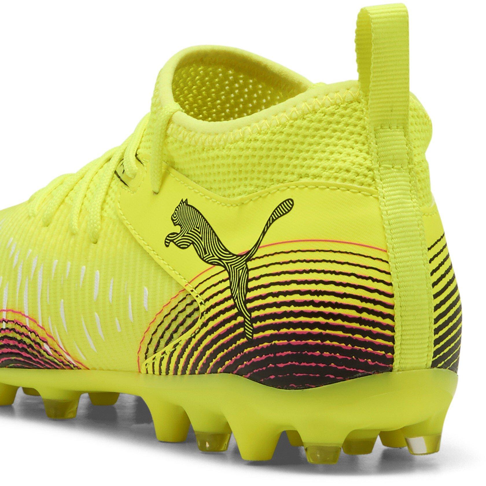 Yellow Alert - Puma - Unisex Kids' Future 8 Match Mg Firm Ground Football Boots - 5