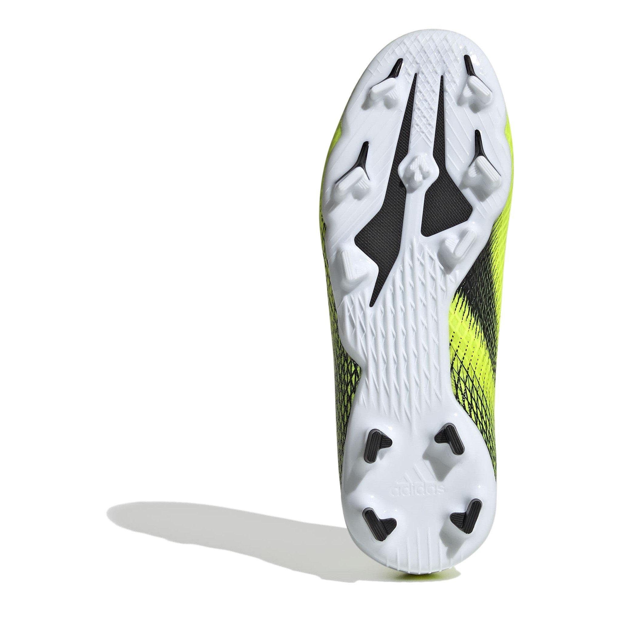 Amarelo - adidas - X Ghosted .3 Laceless Childrens Firm Ground Football Boots - 6