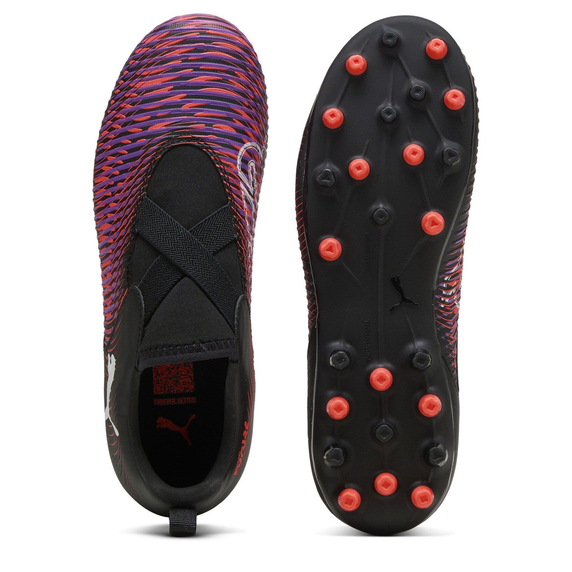 Black-Wh - Puma - Unisex Kids' Future 8 Match Ll Mg Firm Ground Football Boots - 3
