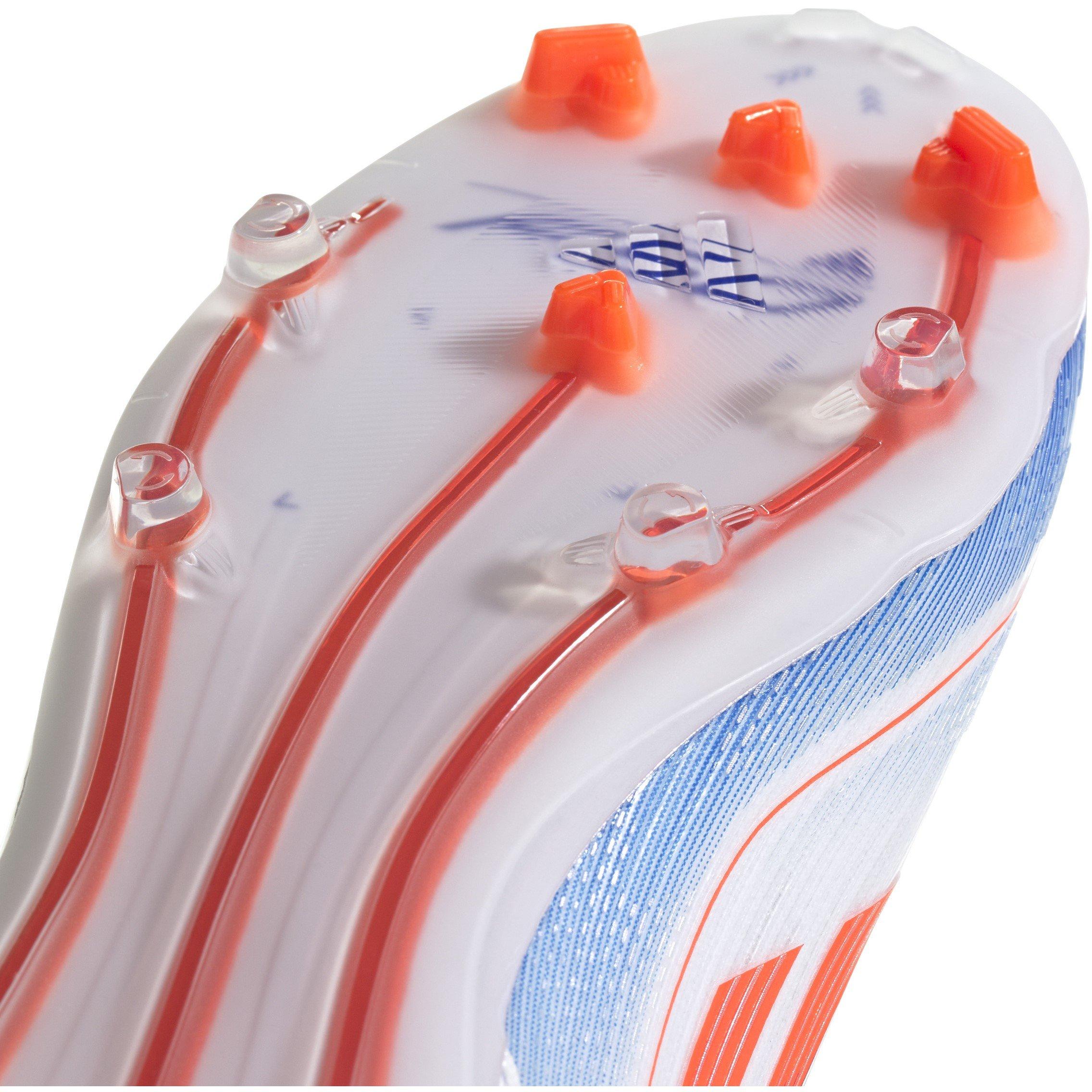 Ftwr White - adidas - F50 Pro Laceless Juniors Firm Ground Football Boots - 8