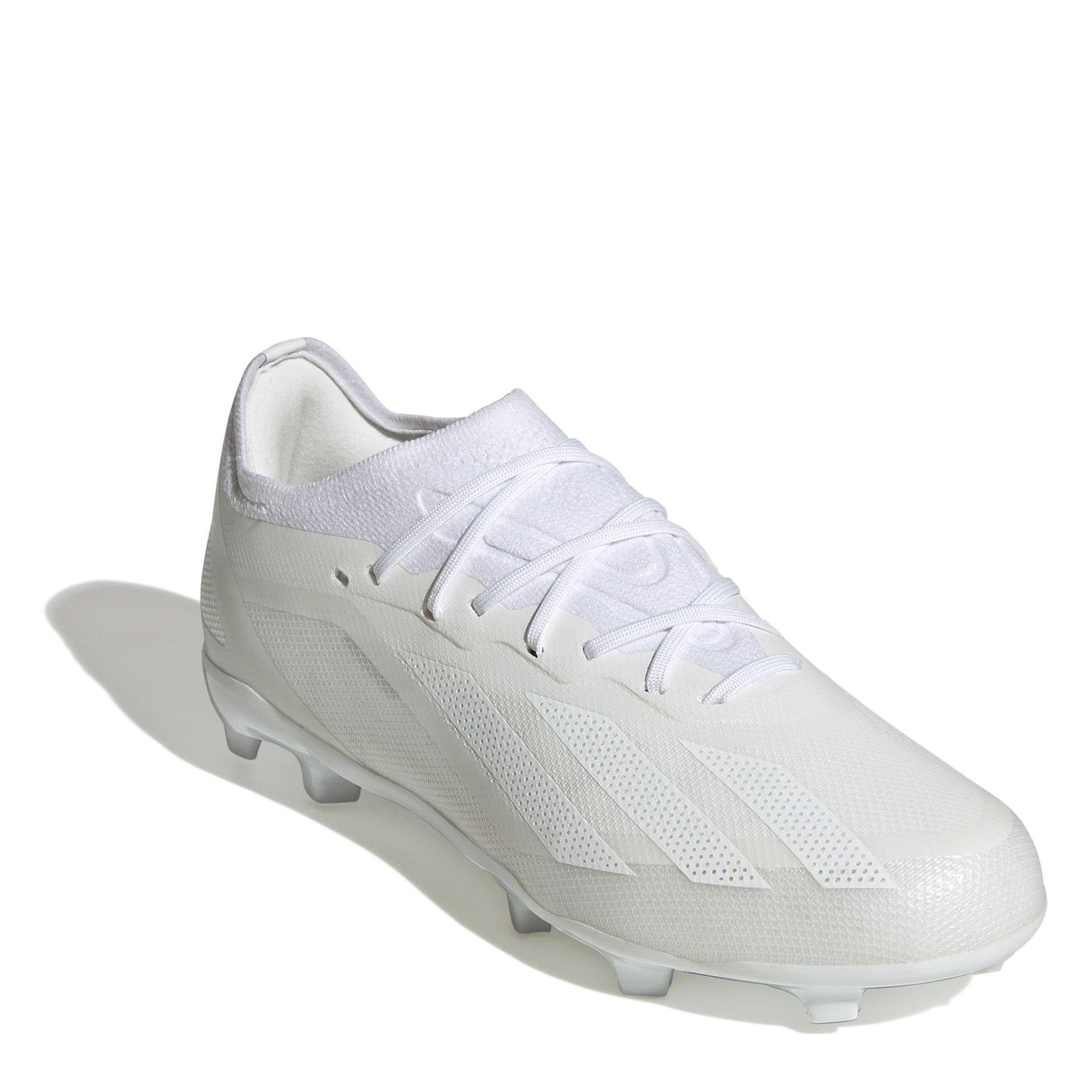 Witte Schoen/Ftwr - adidas - X Crazyfast Elite Firm Ground Childrens Football Boots - 3