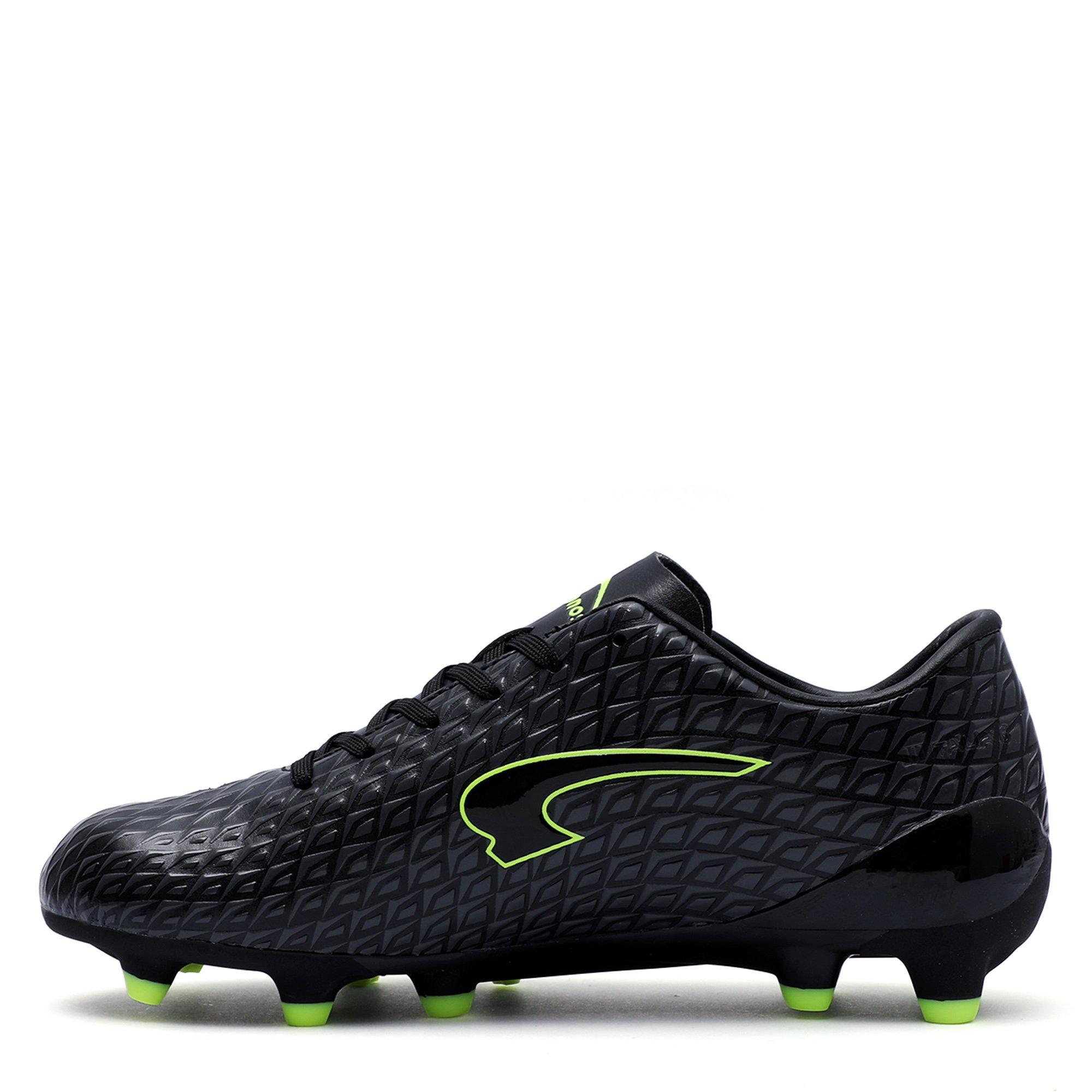 Blk/N.Green - Kronos - Italia 6 Junior Firm Ground Football Boots - 2