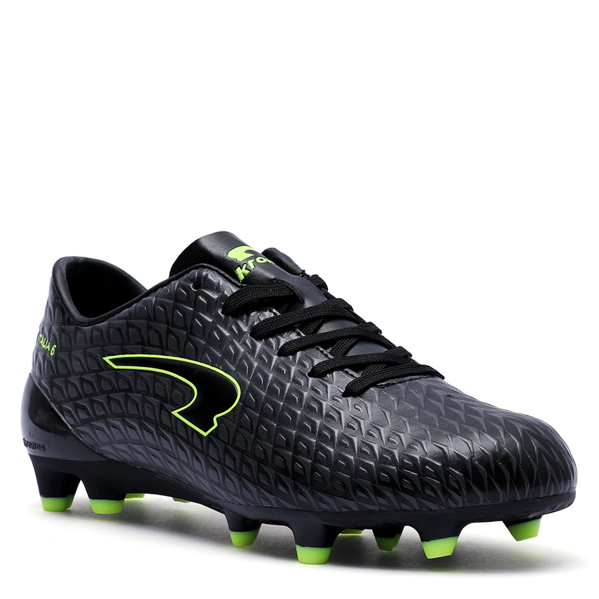 Blk/N.Green - Kronos - Italia 6 Junior Firm Ground Football Boots - 5