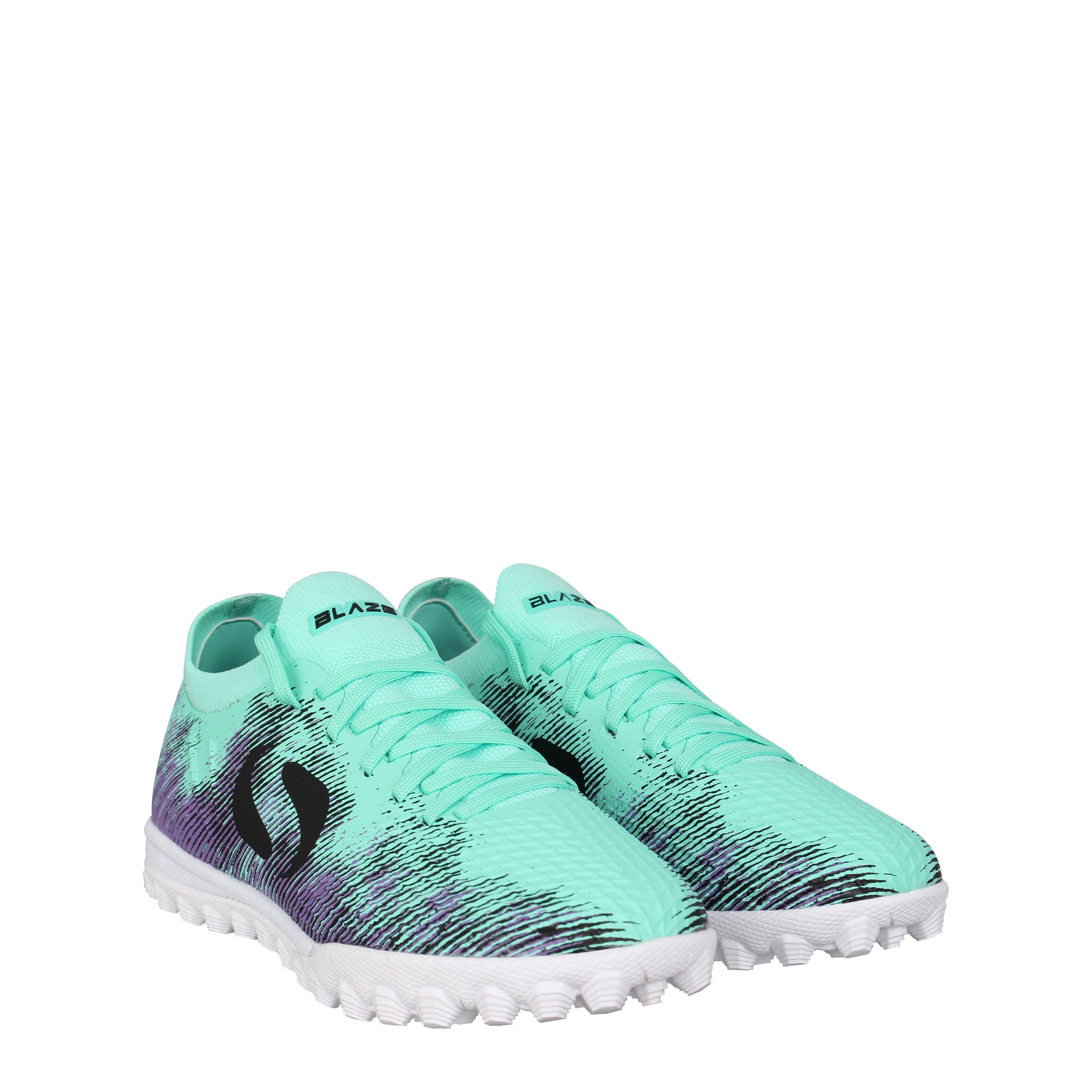 Turquoise - Sondico - Blaze Childrens Astro Turf Trainers - 4