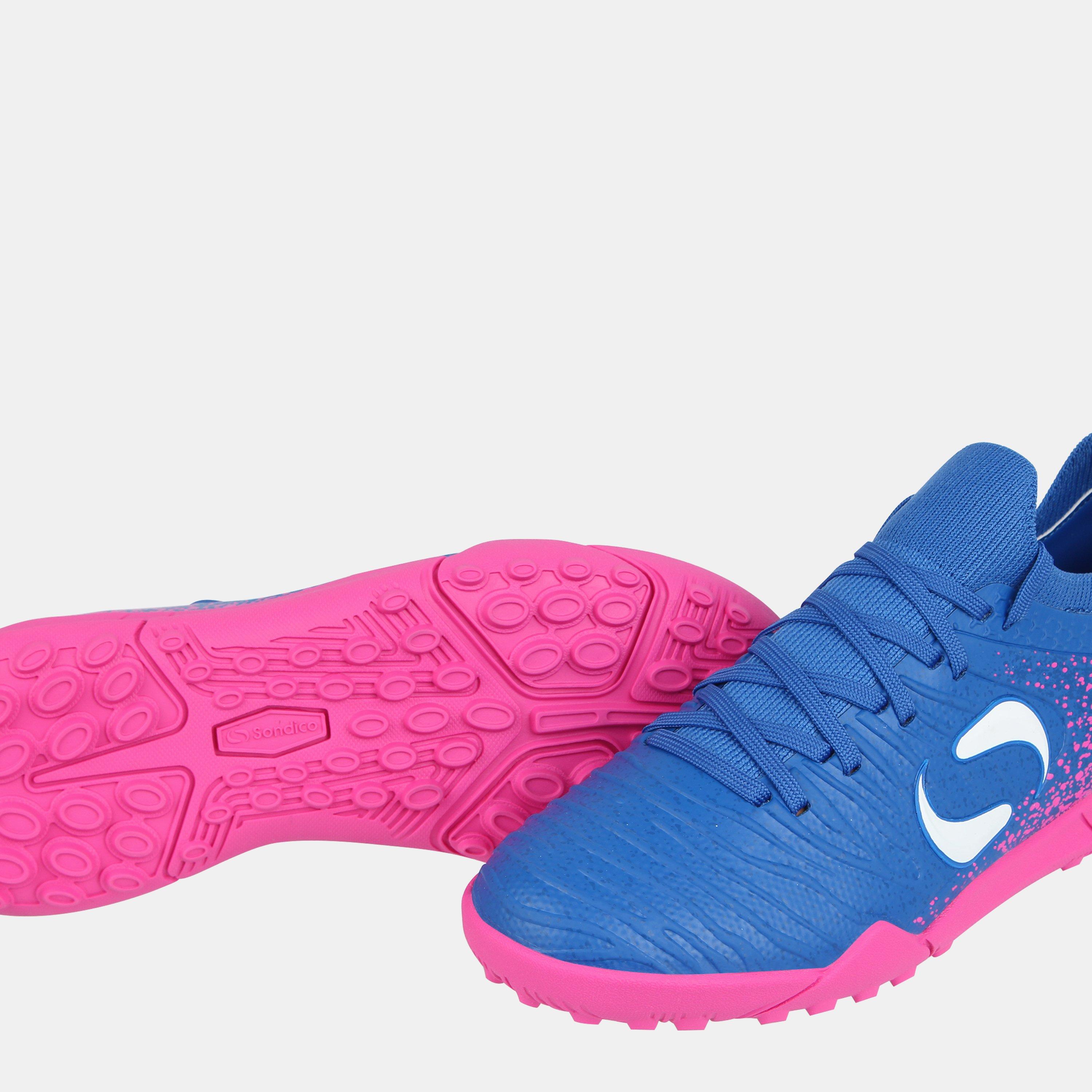 Plavo/Roze - Sondico - Blaze Childrens Astro Turf Trainers - 3