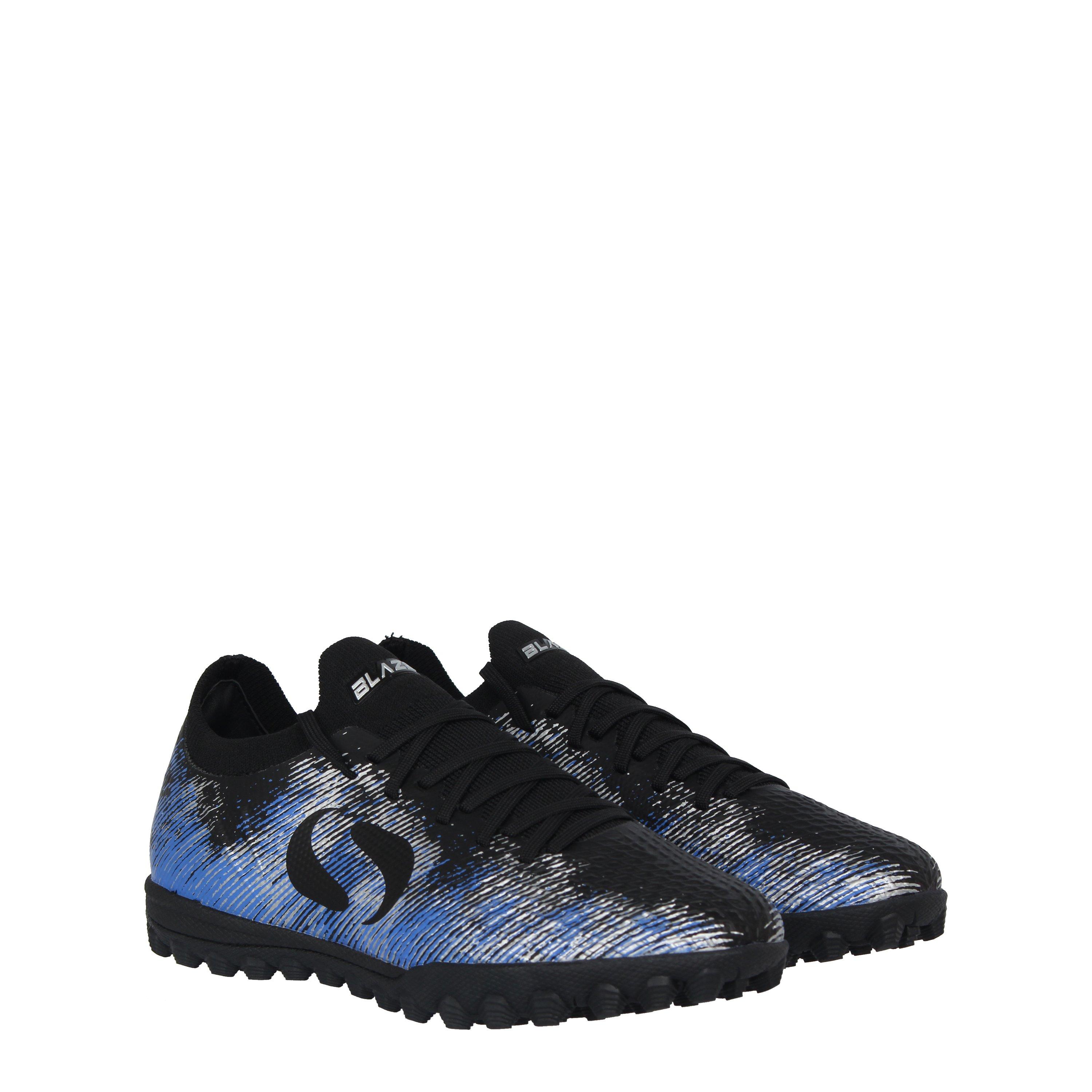 Crno/Plavo - Sondico - Blaze Childrens Astro Turf Trainers - 4