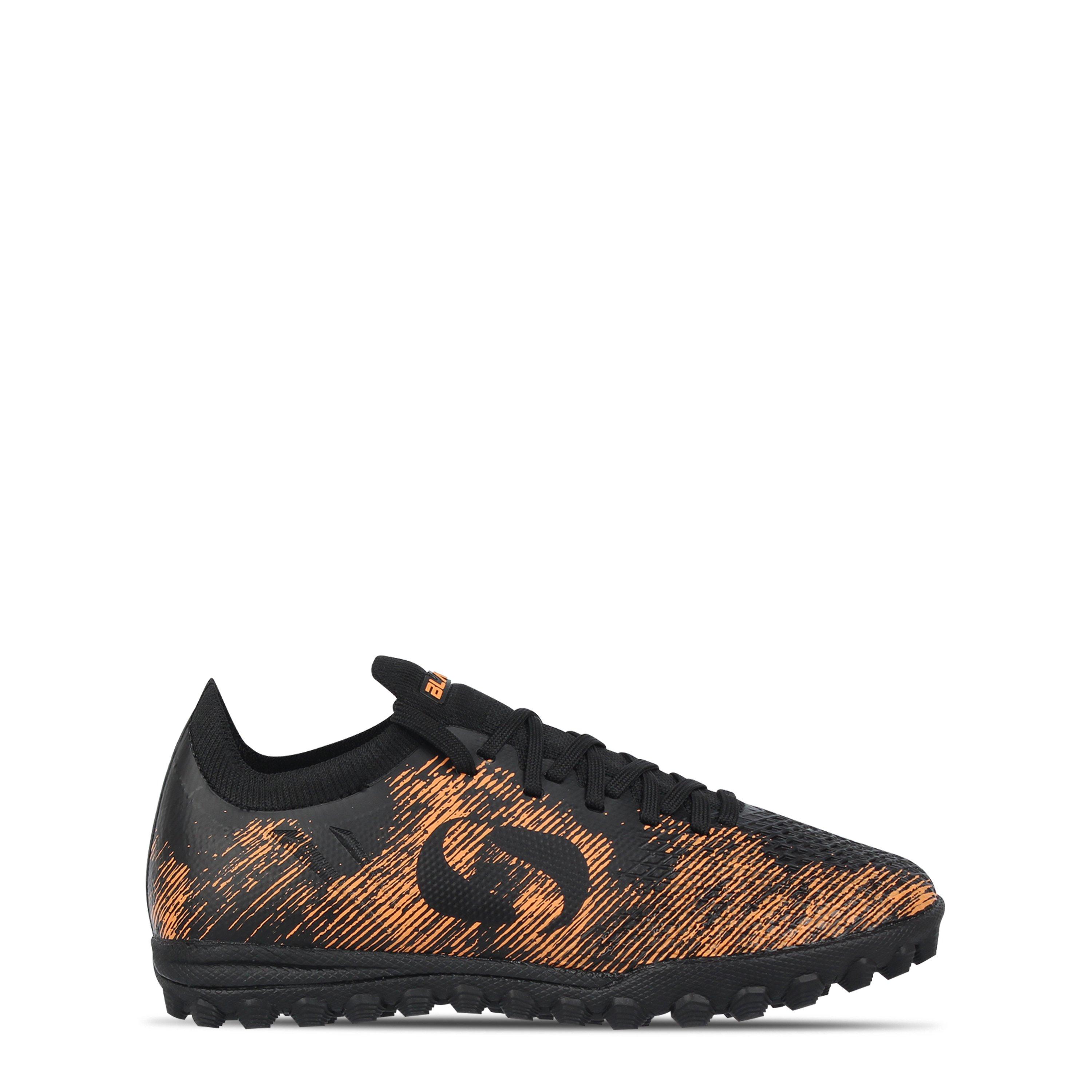 Sondico Boys Blaze Childrens Astro Turf Trainers - Black/Orange - C11 (29)