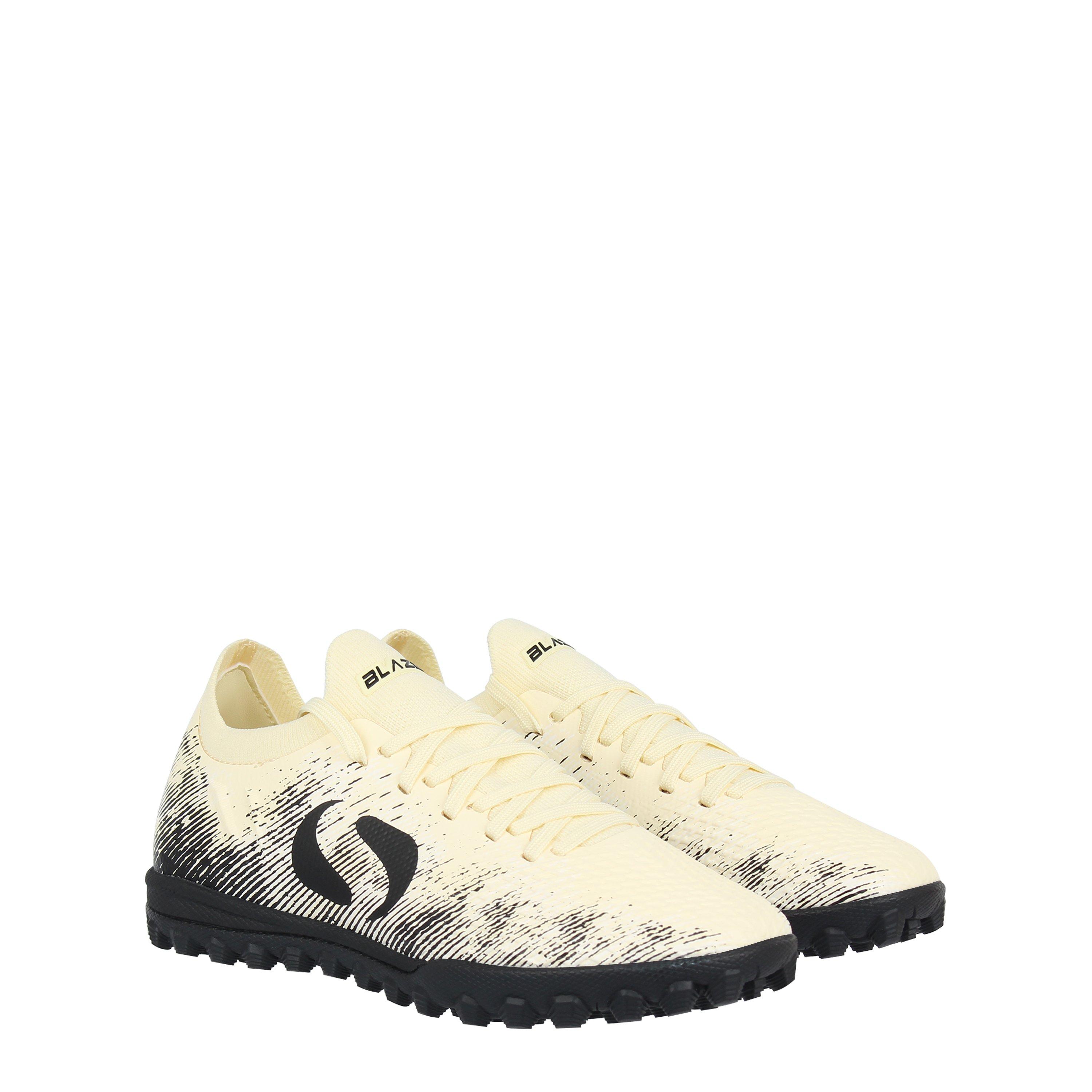 Cream/Black - Sondico - Blaze Childrens Astro Turf Trainers - 4