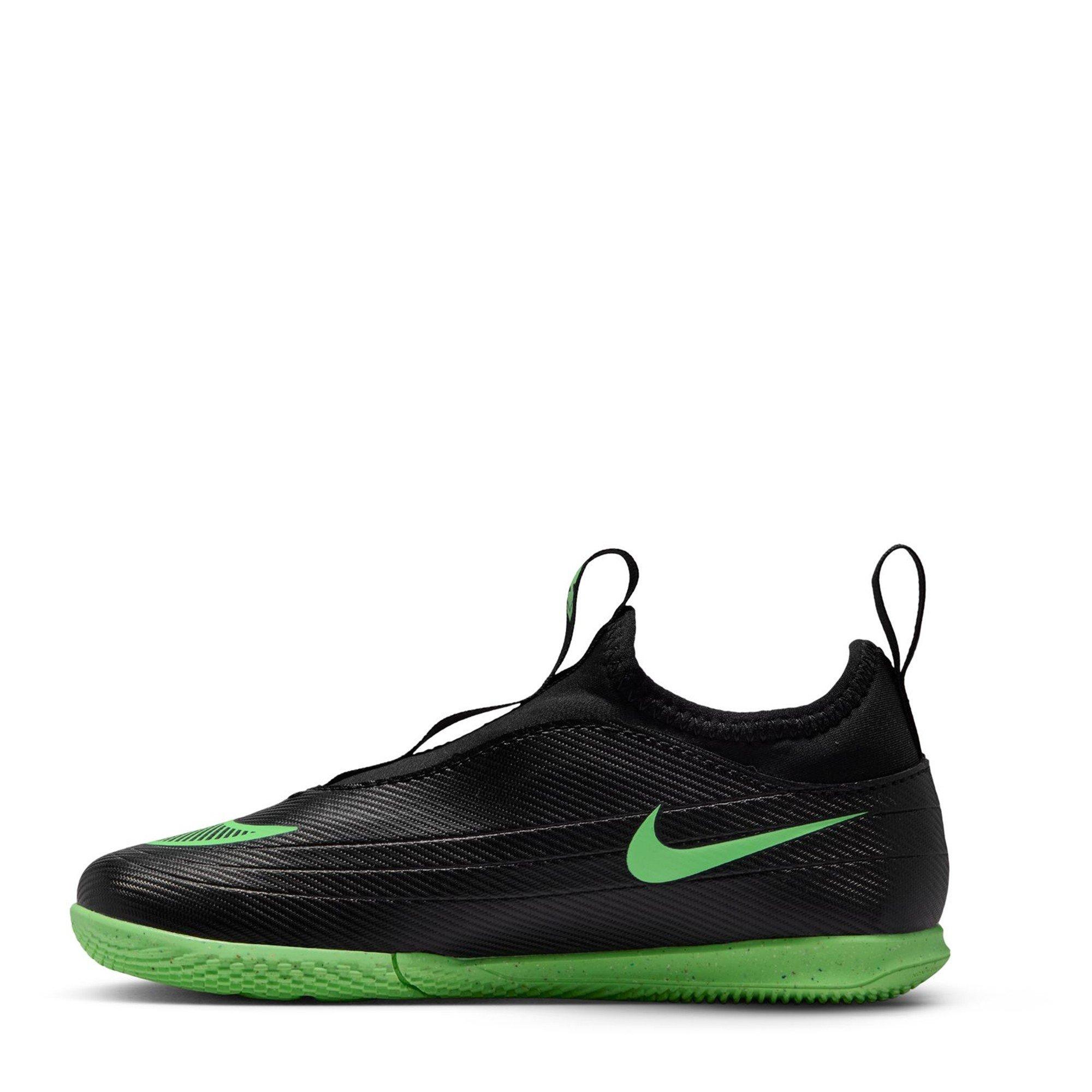 Noir/Vert - Nike - Kids' Mercurial Indoor Football Boots - 2