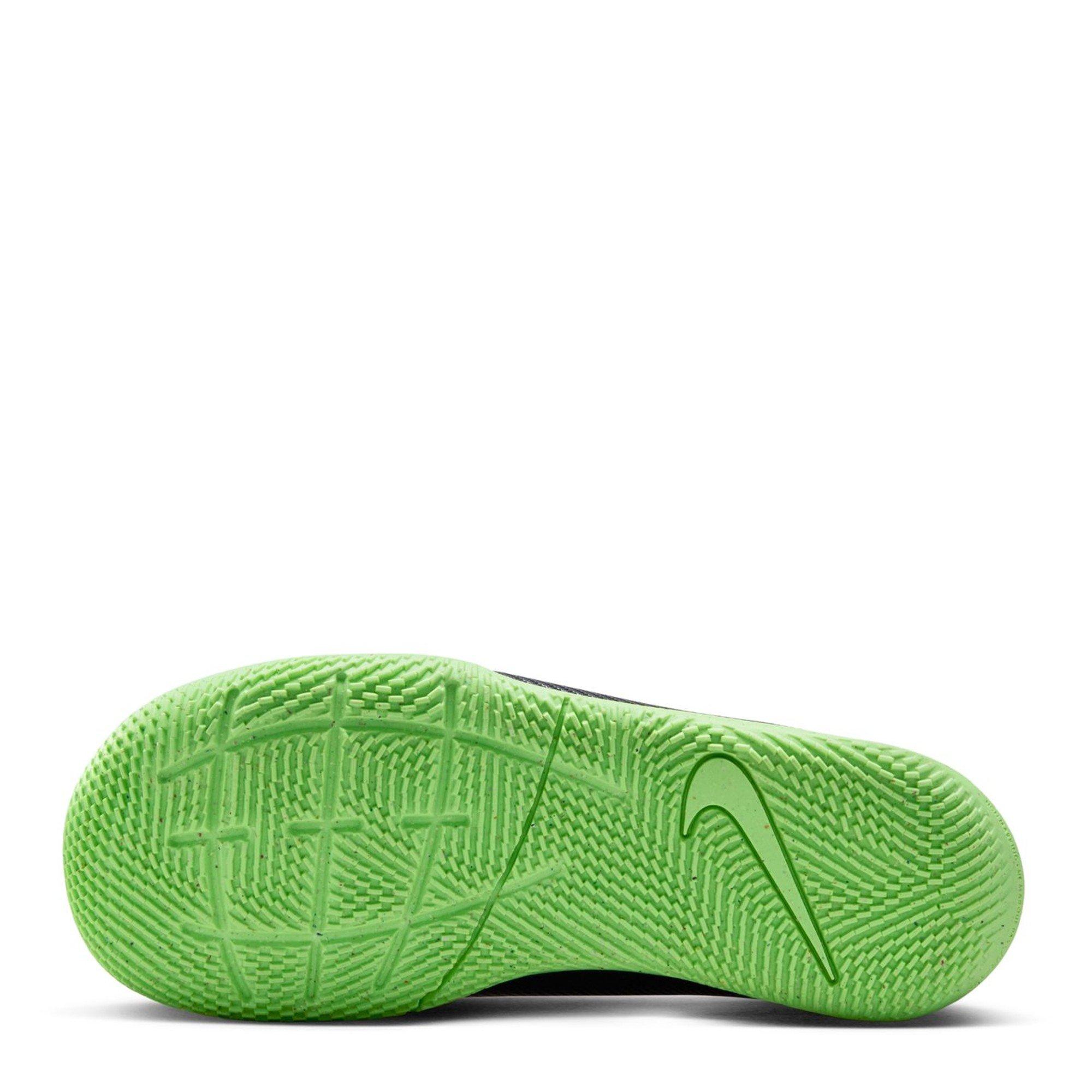 Noir/Vert - Nike - Kids' Mercurial Indoor Football Boots - 3