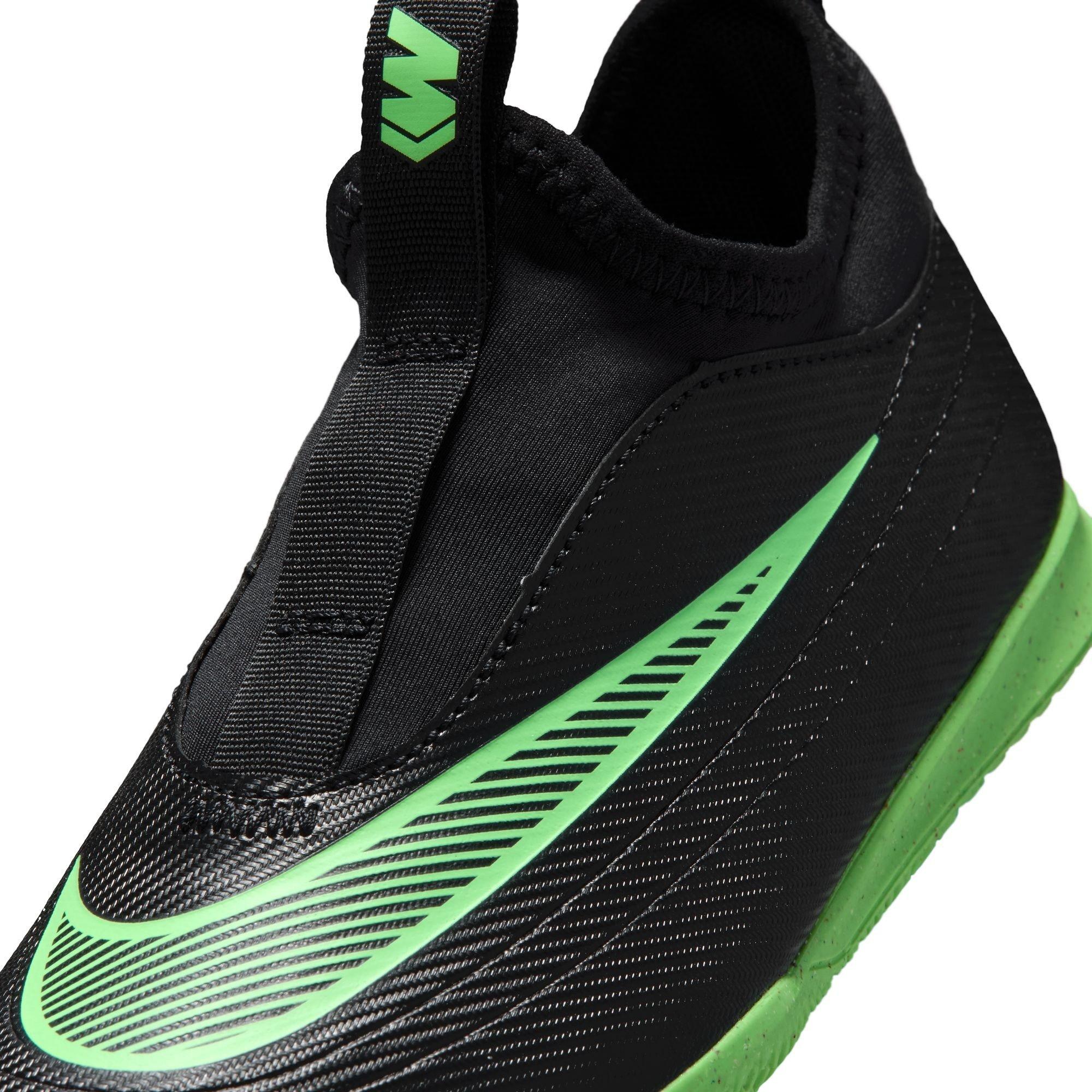Noir/Vert - Nike - Kids' Mercurial Indoor Football Boots - 7