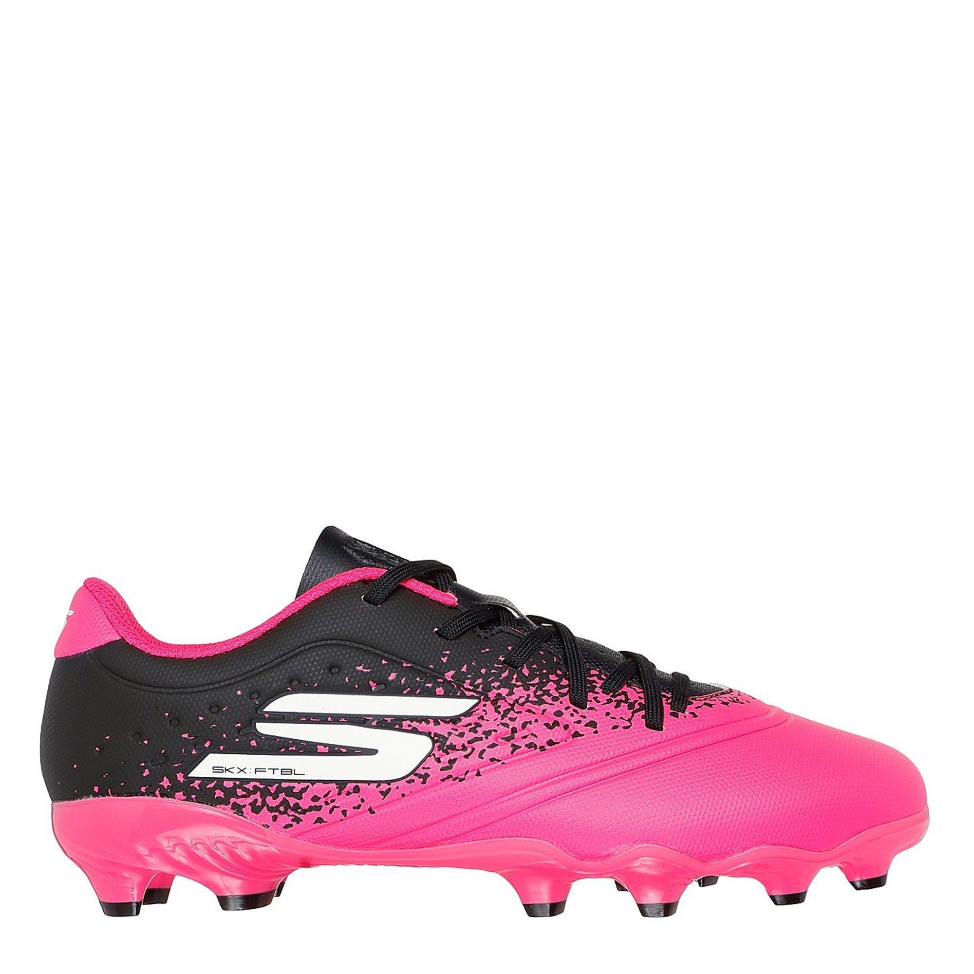 Crno/Roze - Skechers - Razor Juniors Firm Ground Football Boots - 3