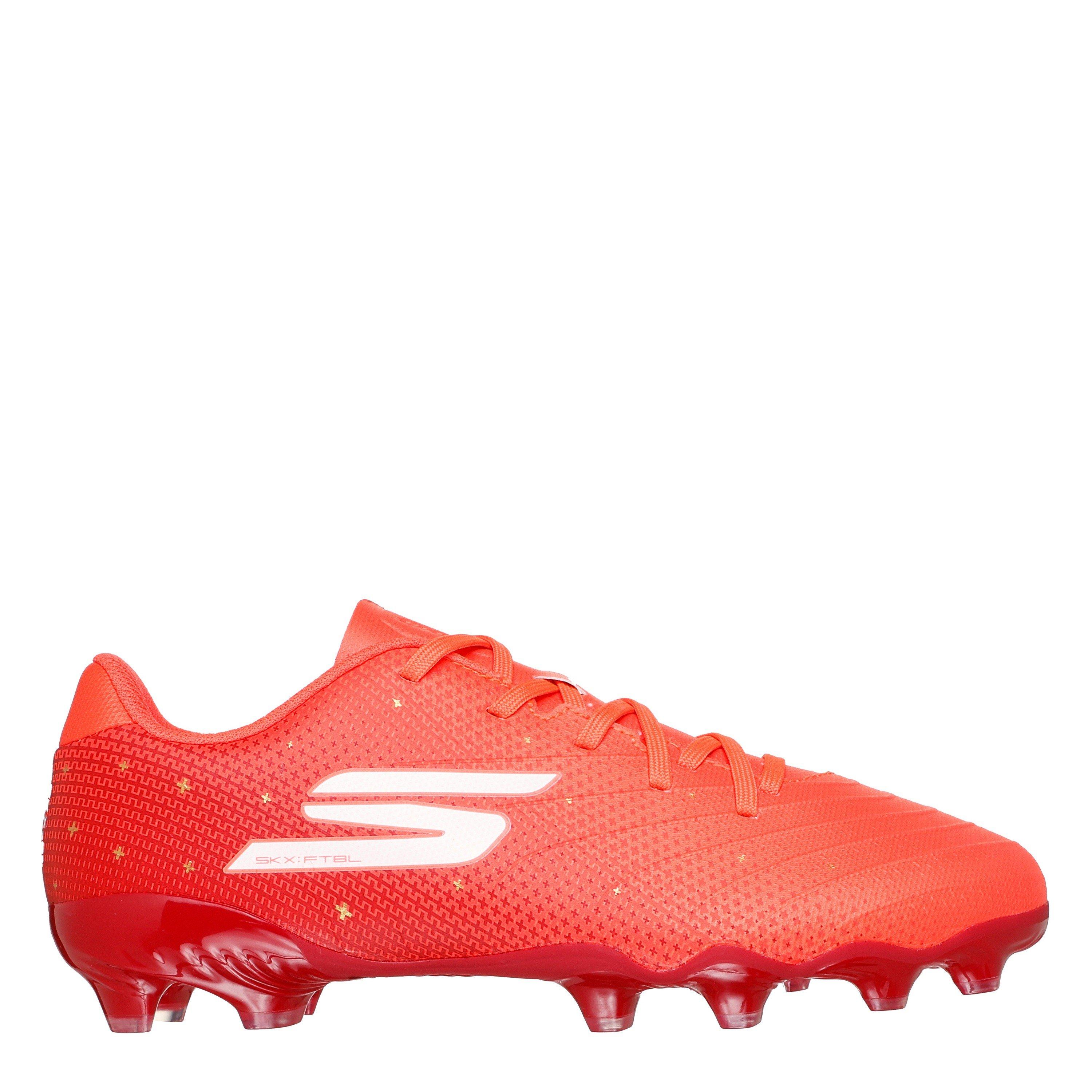 Skechers Boys Skx 1 Juniors Firm Ground Football Boots - Orange - 1 (33.5)
