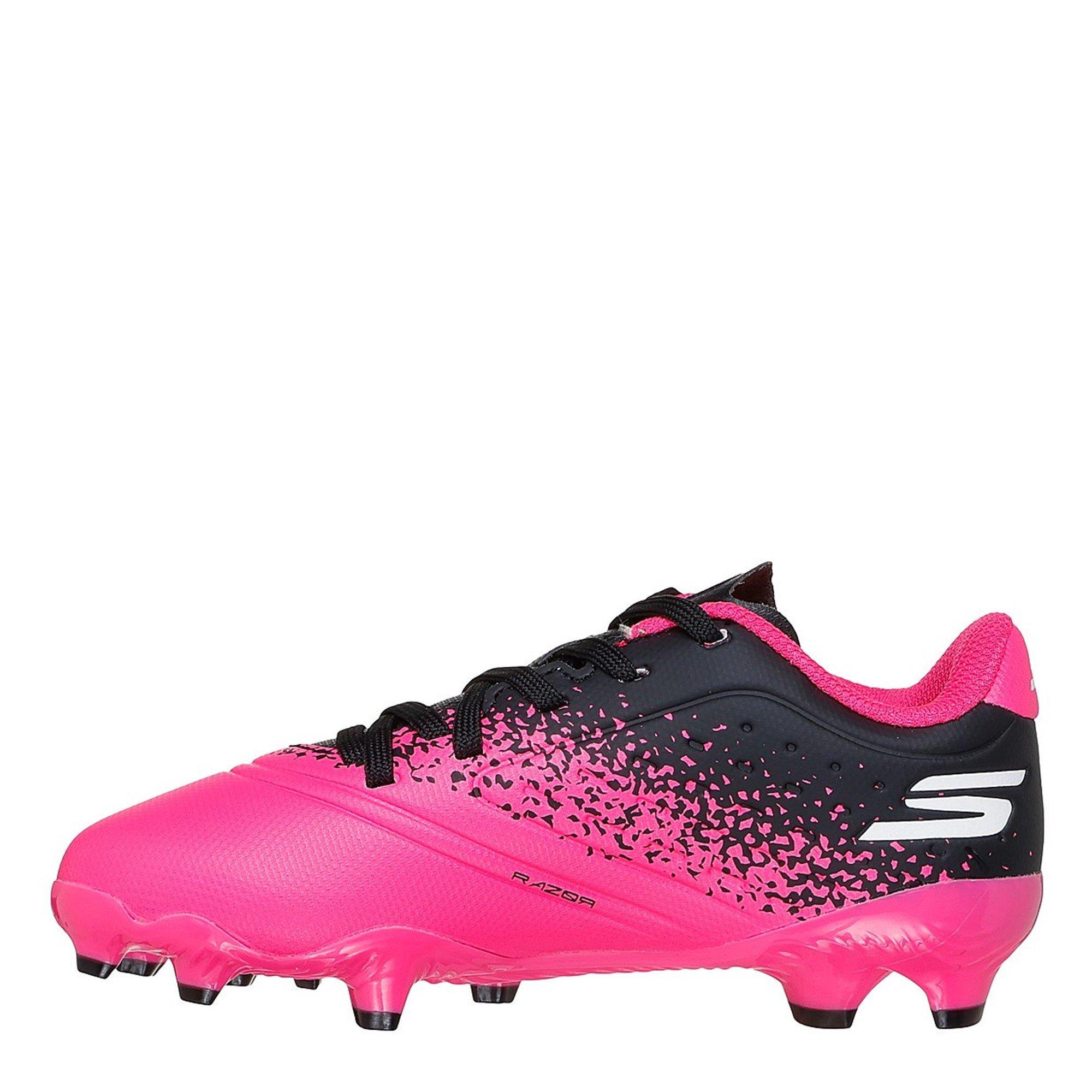 Schwarz/Rosa - Skechers - Razor Juniors Firm Ground Football Boots - 2