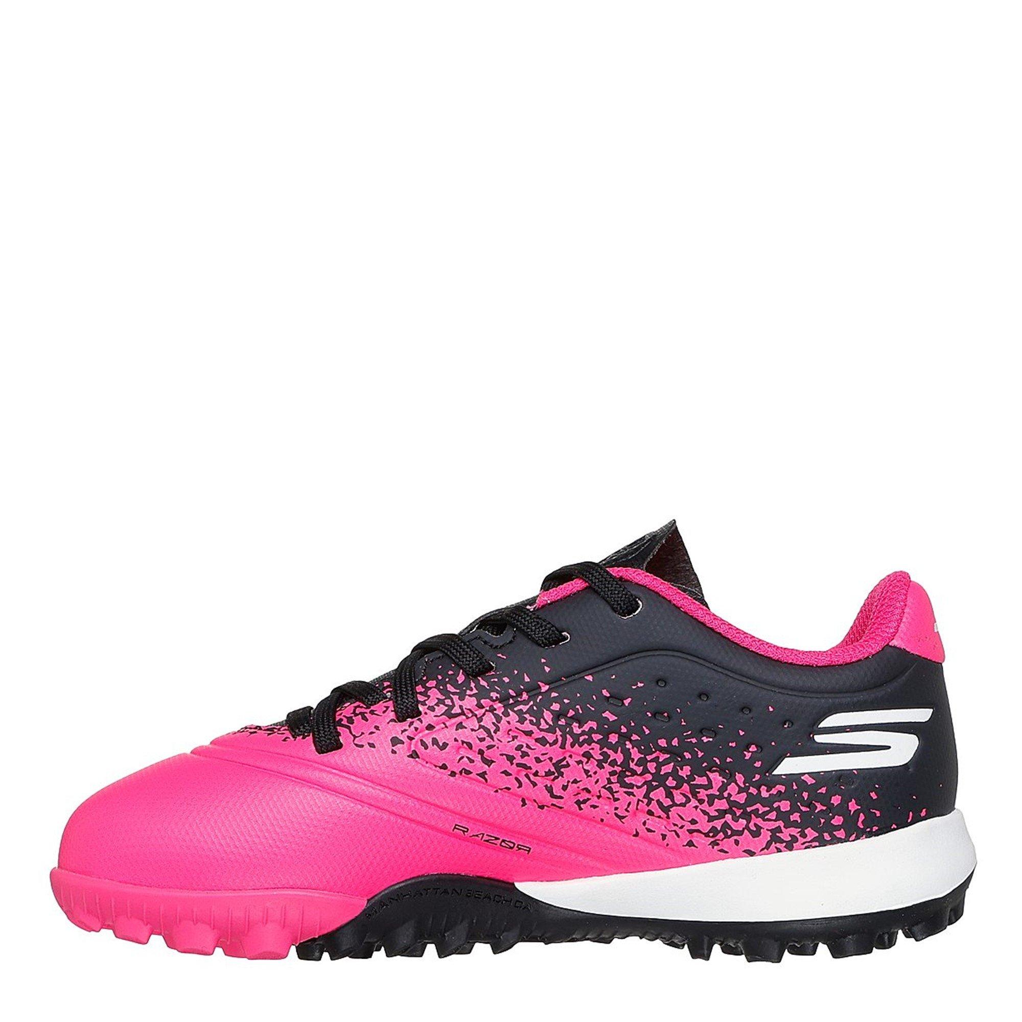 Black/Pink - Skechers - SKX 1 Juniors Astro Turf Football Boots - 2