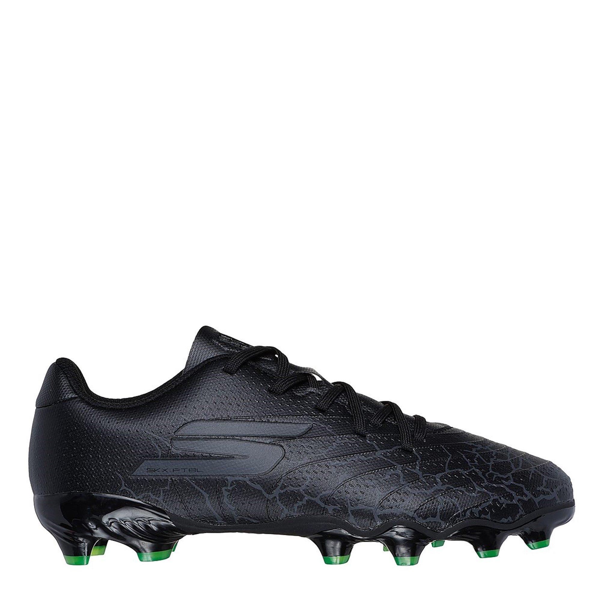 Black - Skechers - SKX 01 Juniors Firm Ground Football Boots - 3