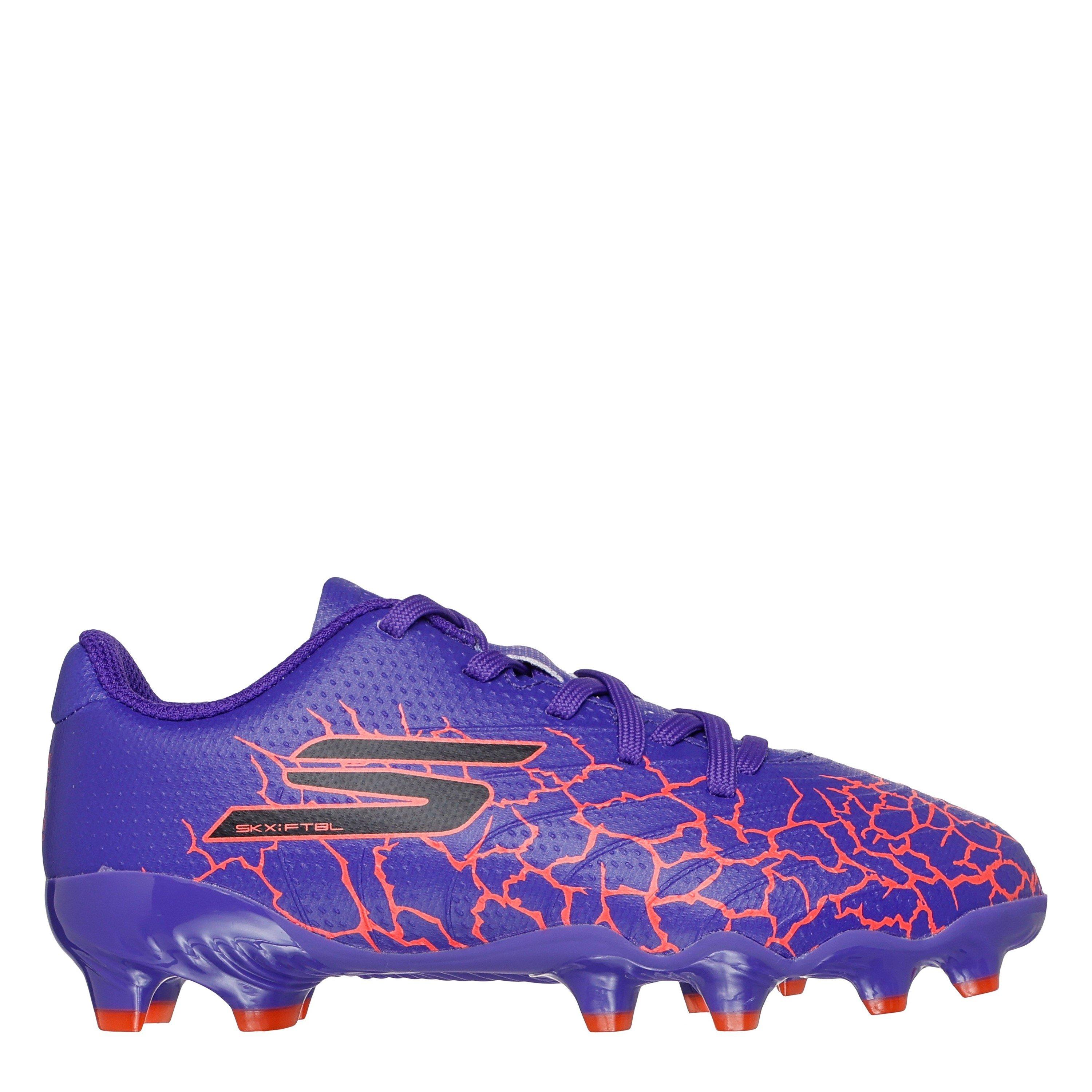 Skechers Boys Skx 01 Juniors Firm Ground Football Boots - Purple - C11.5 (29)