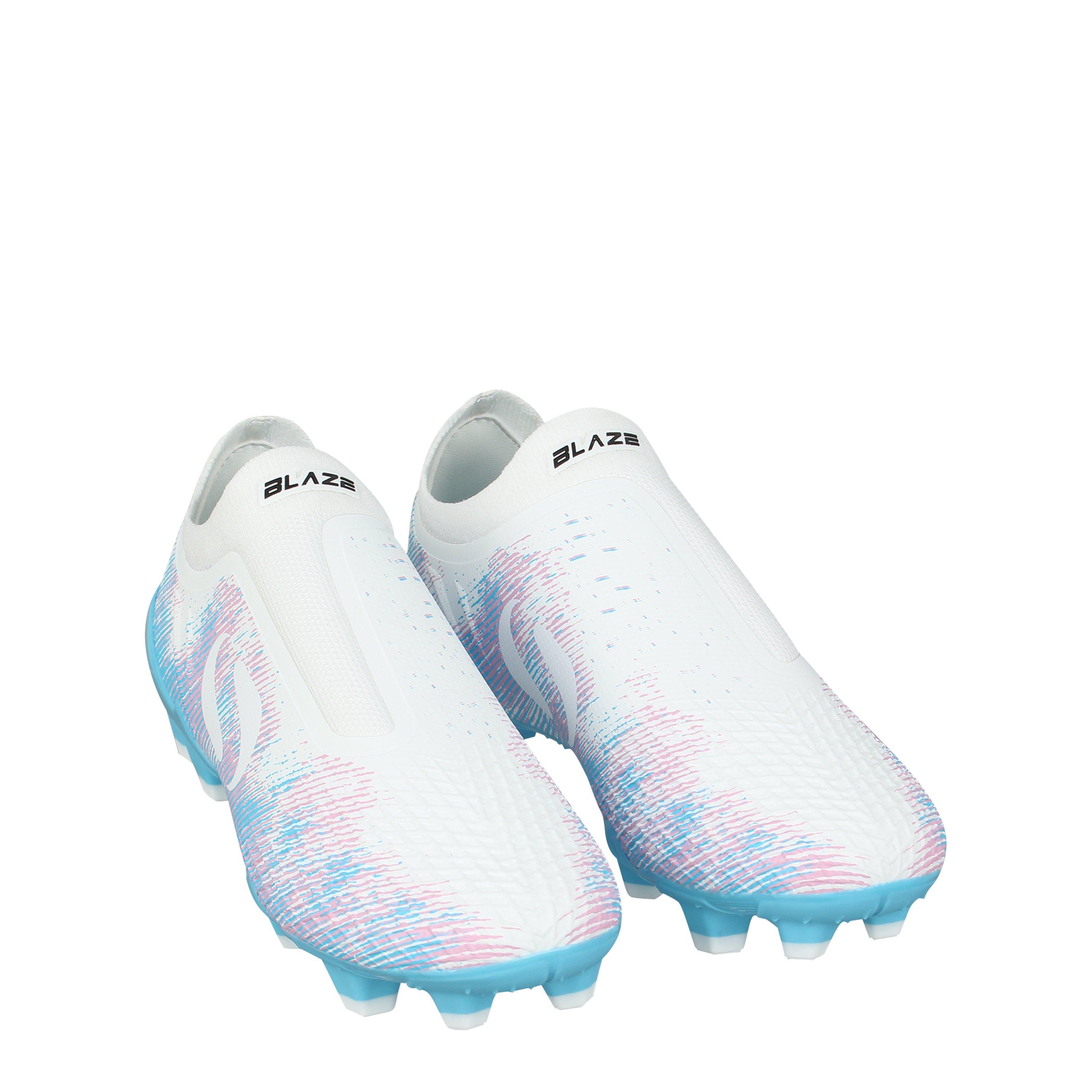 White/Pink/Blue - Sondico - Blaze Firm Ground Football Boots - 4