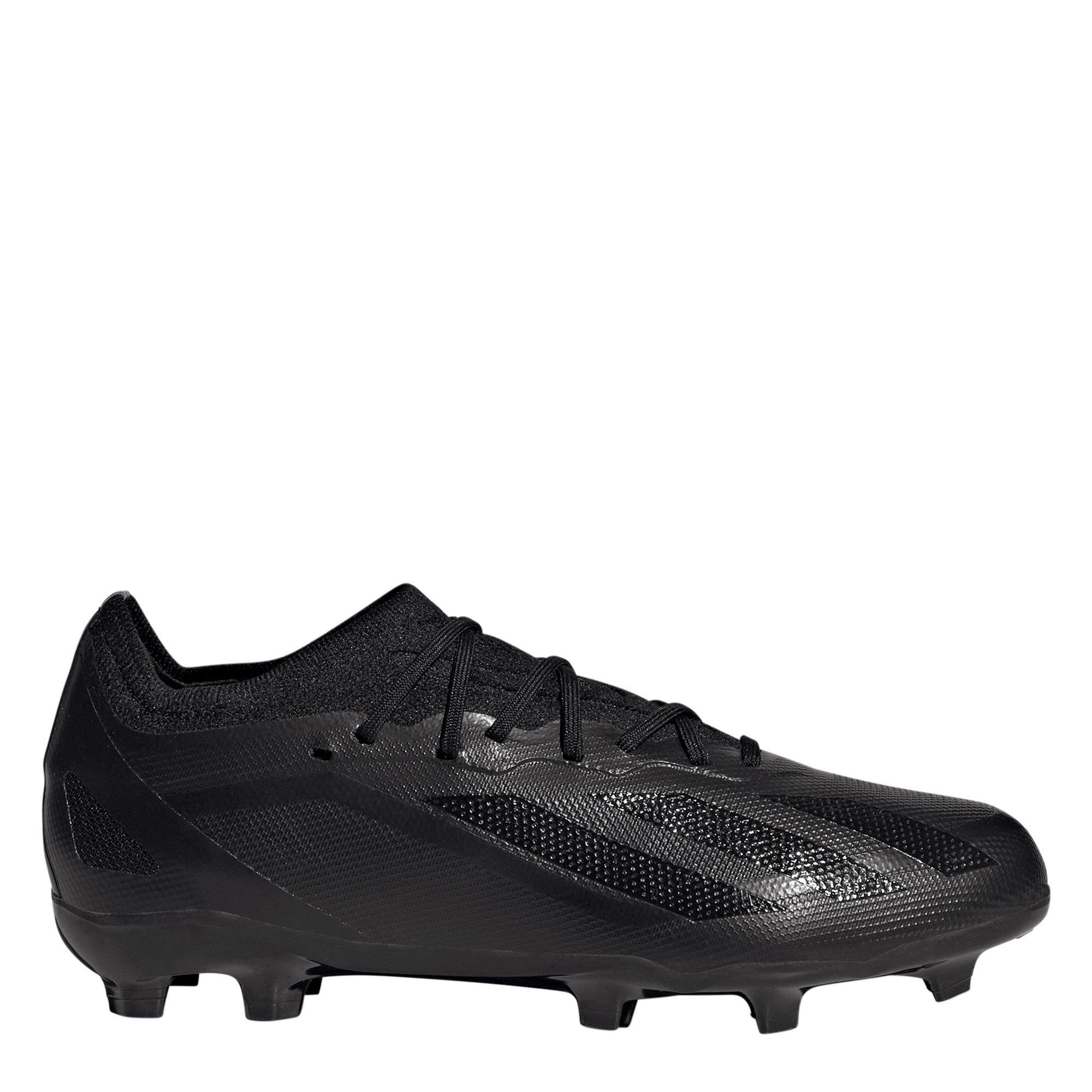 Adidas Boys X Crazyfast Elite Childrens Firm Ground Football Boots - Black/Black - C11.5 (30)