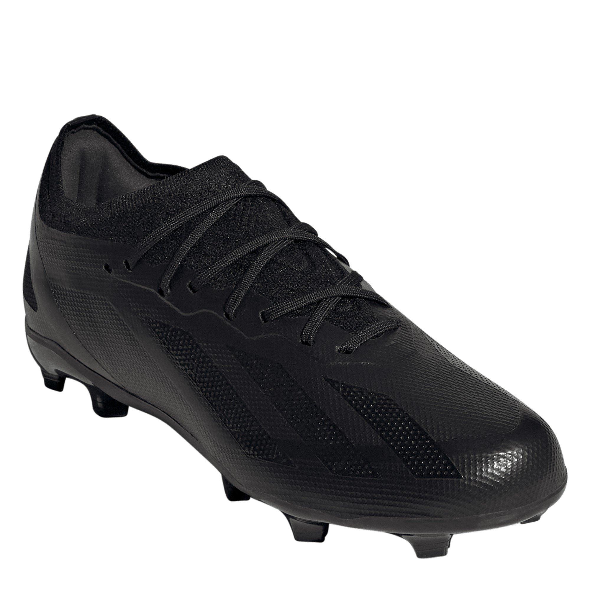 Black/Black - adidas - X Crazyfast Elite Childrens Firm Ground Football Boots - 3