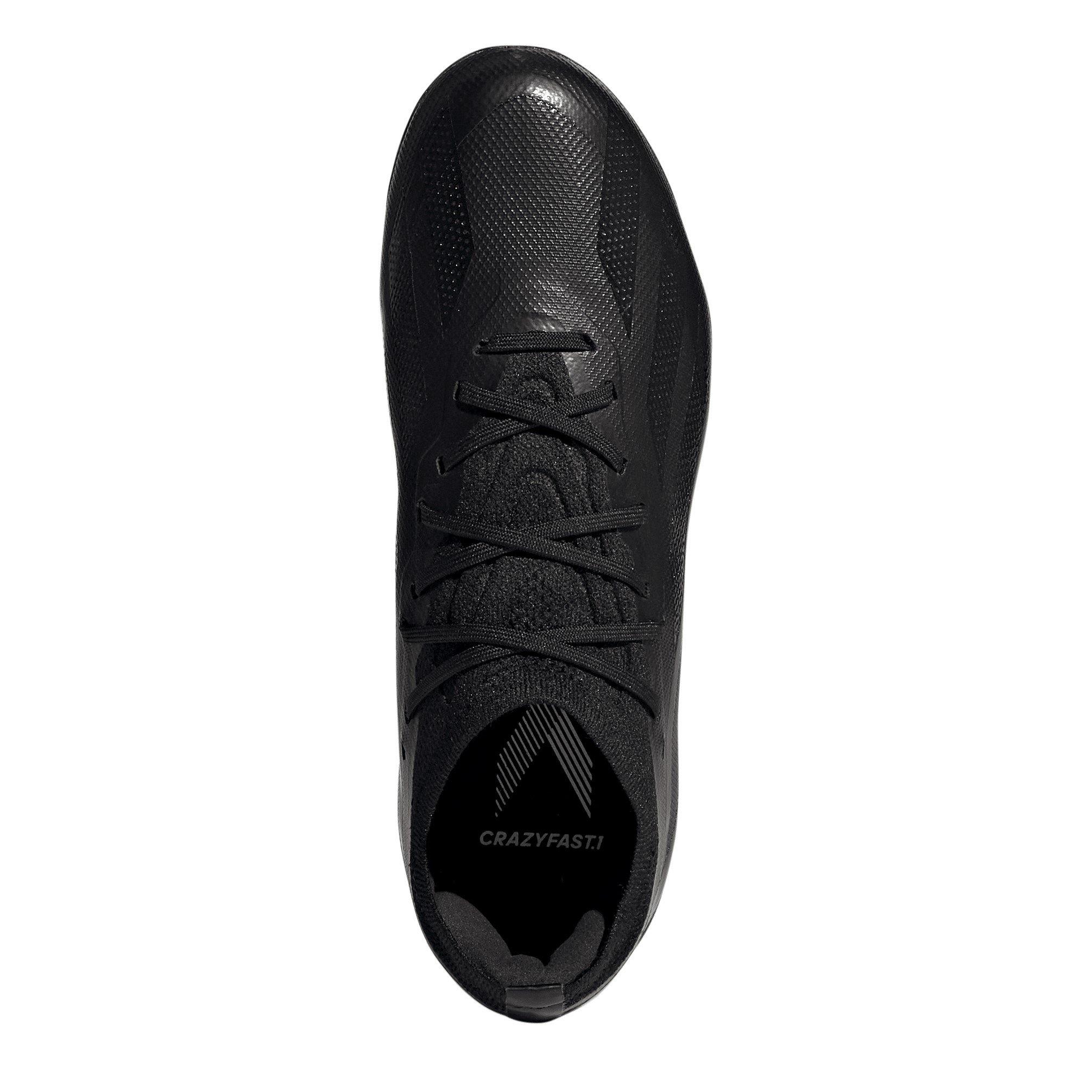 Black/Black - adidas - X Crazyfast Elite Childrens Firm Ground Football Boots - 5