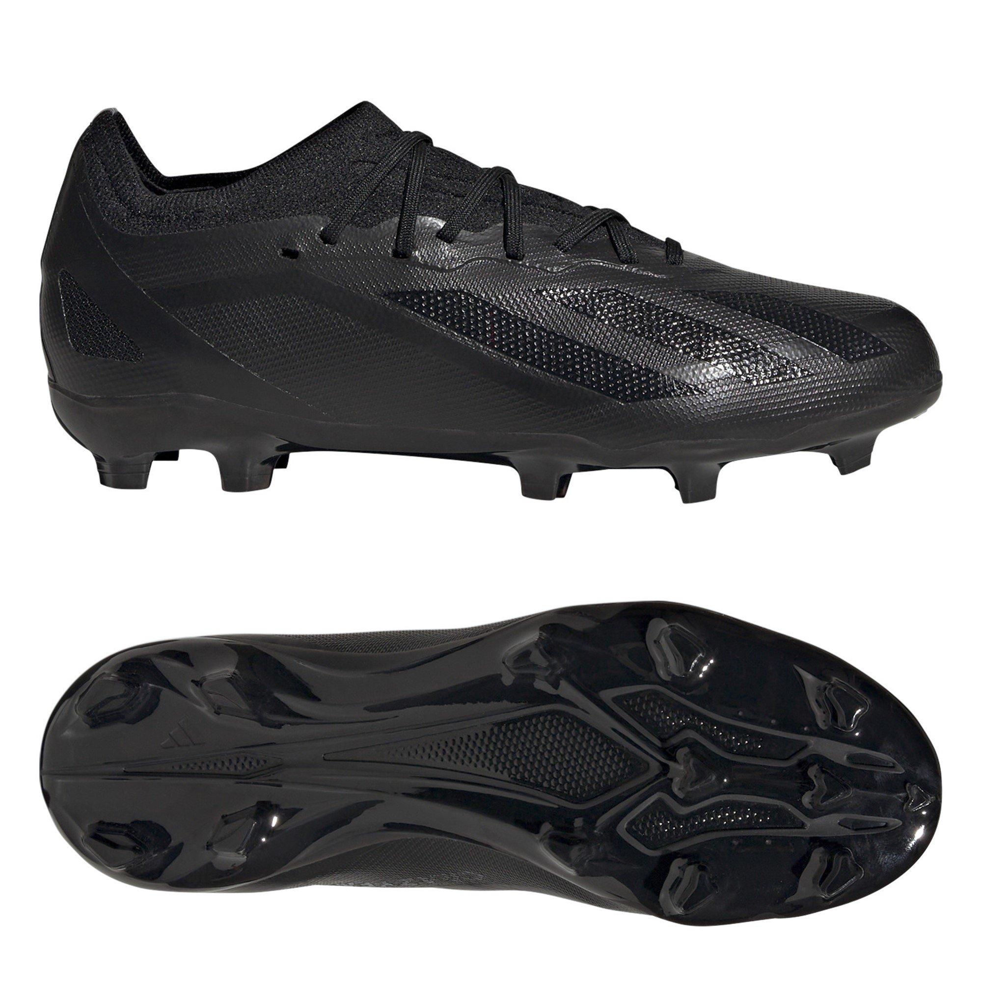 Black/Black - adidas - X Crazyfast Elite Childrens Firm Ground Football Boots - 10