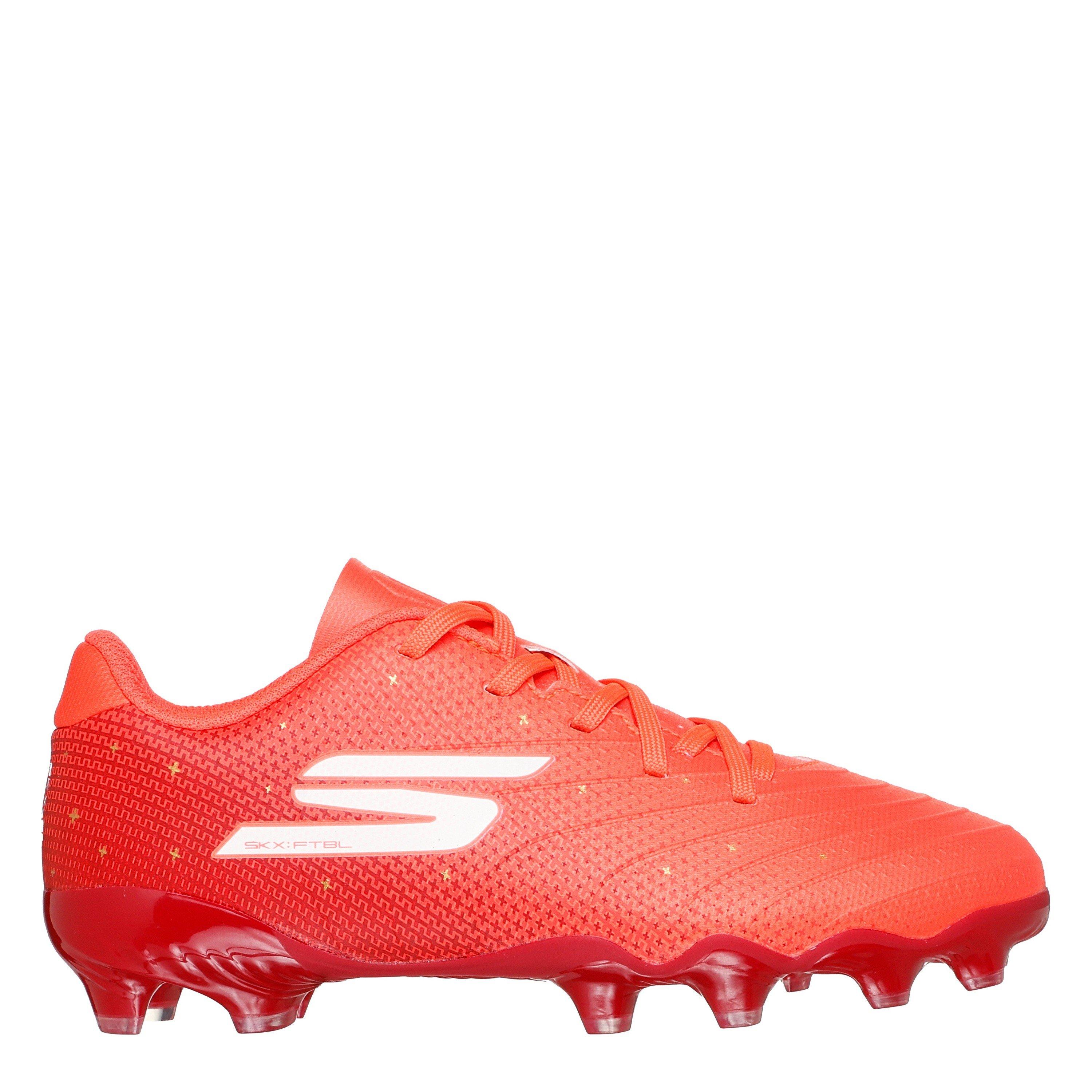 Skechers Boys Harry Kane Juniors Firm Ground Football Boots - Orange - C9.5