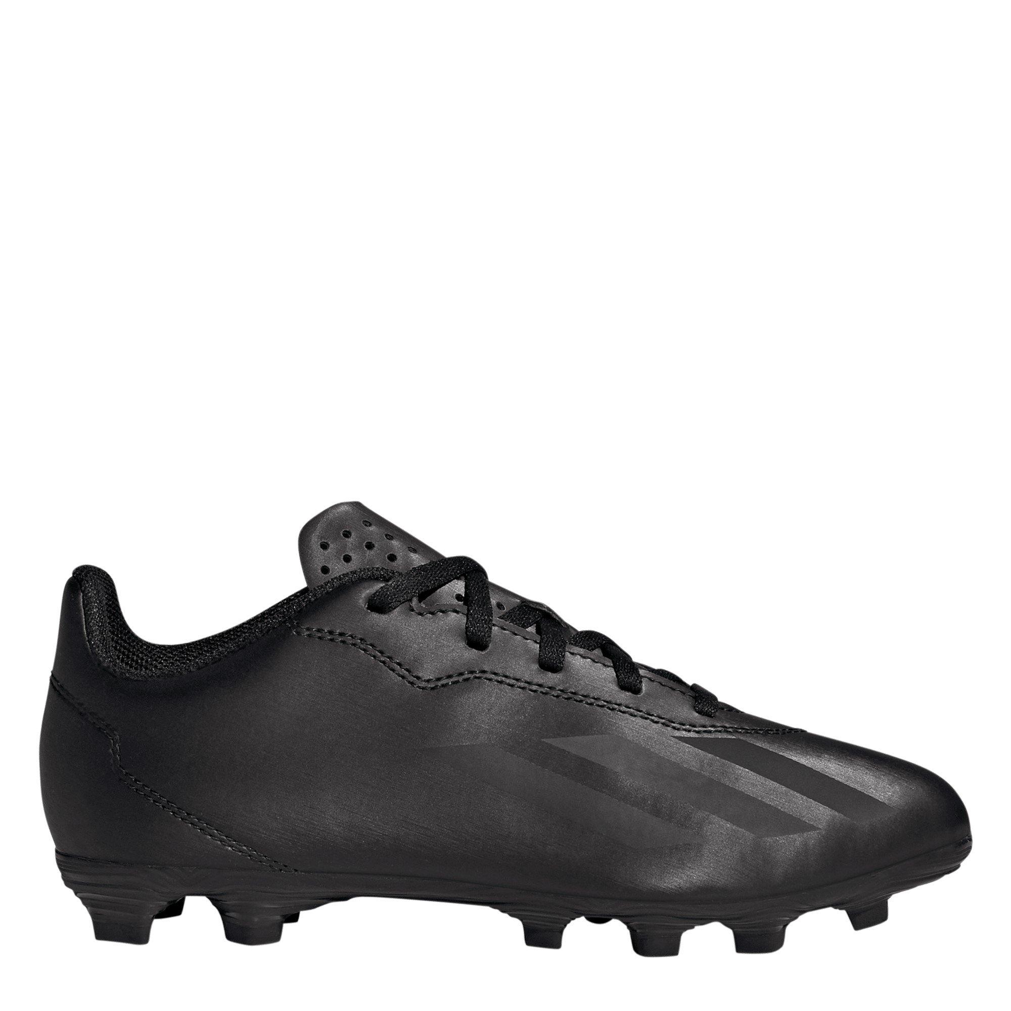 Black/Black - adidas - X Crazyfast Club Childrens Flexible Firm Ground Football Boots - 1