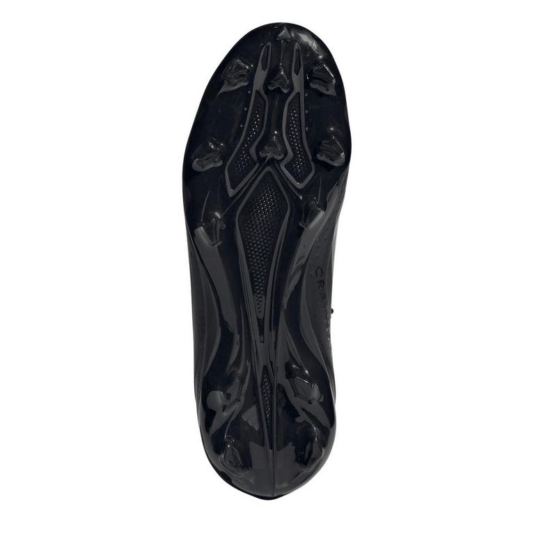 Noir/Noir - adidas - logo medallion leather sandals - 6