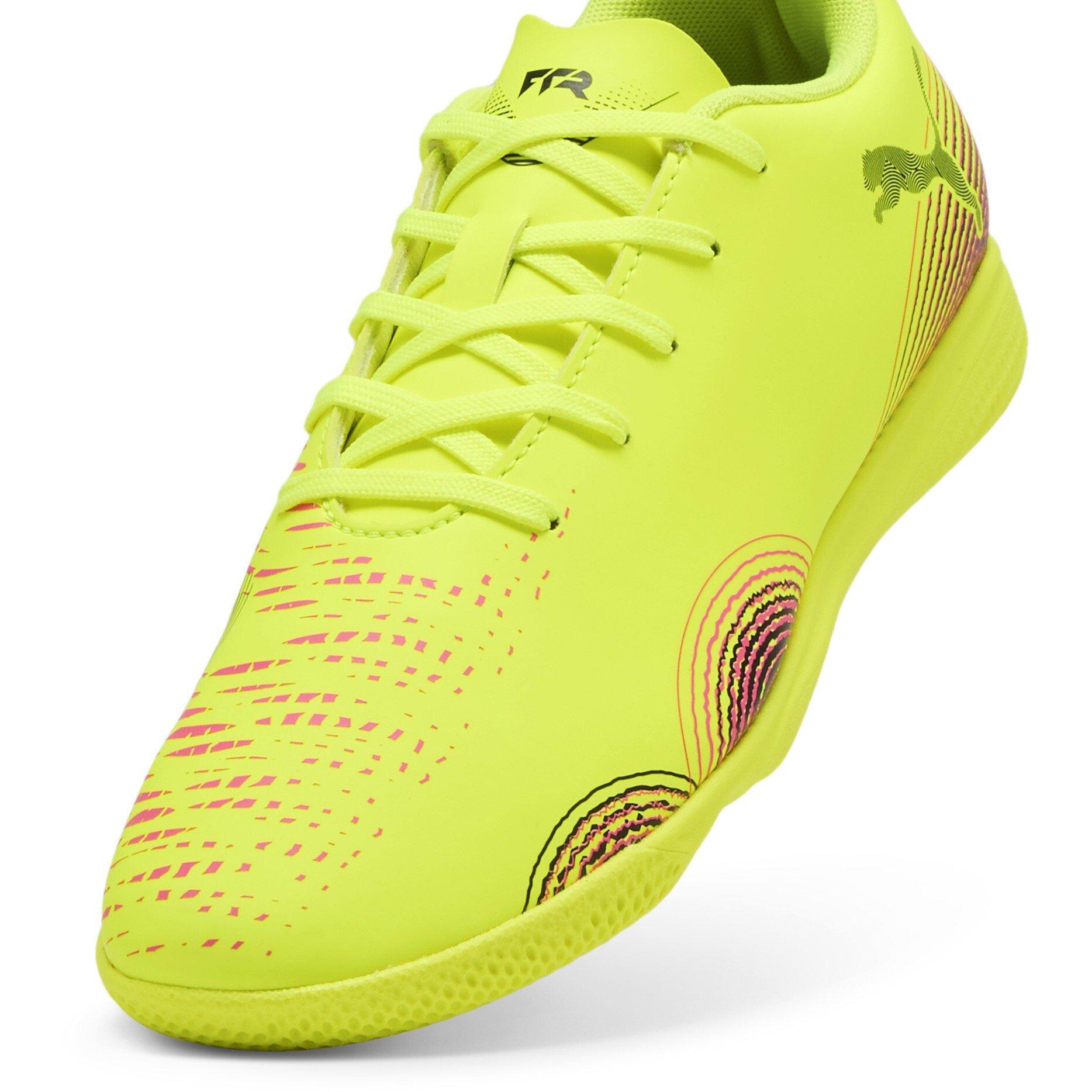 Yellow Alert - Puma - Unisex Kids' Future 8 Play It Indoor Football Boots - 6