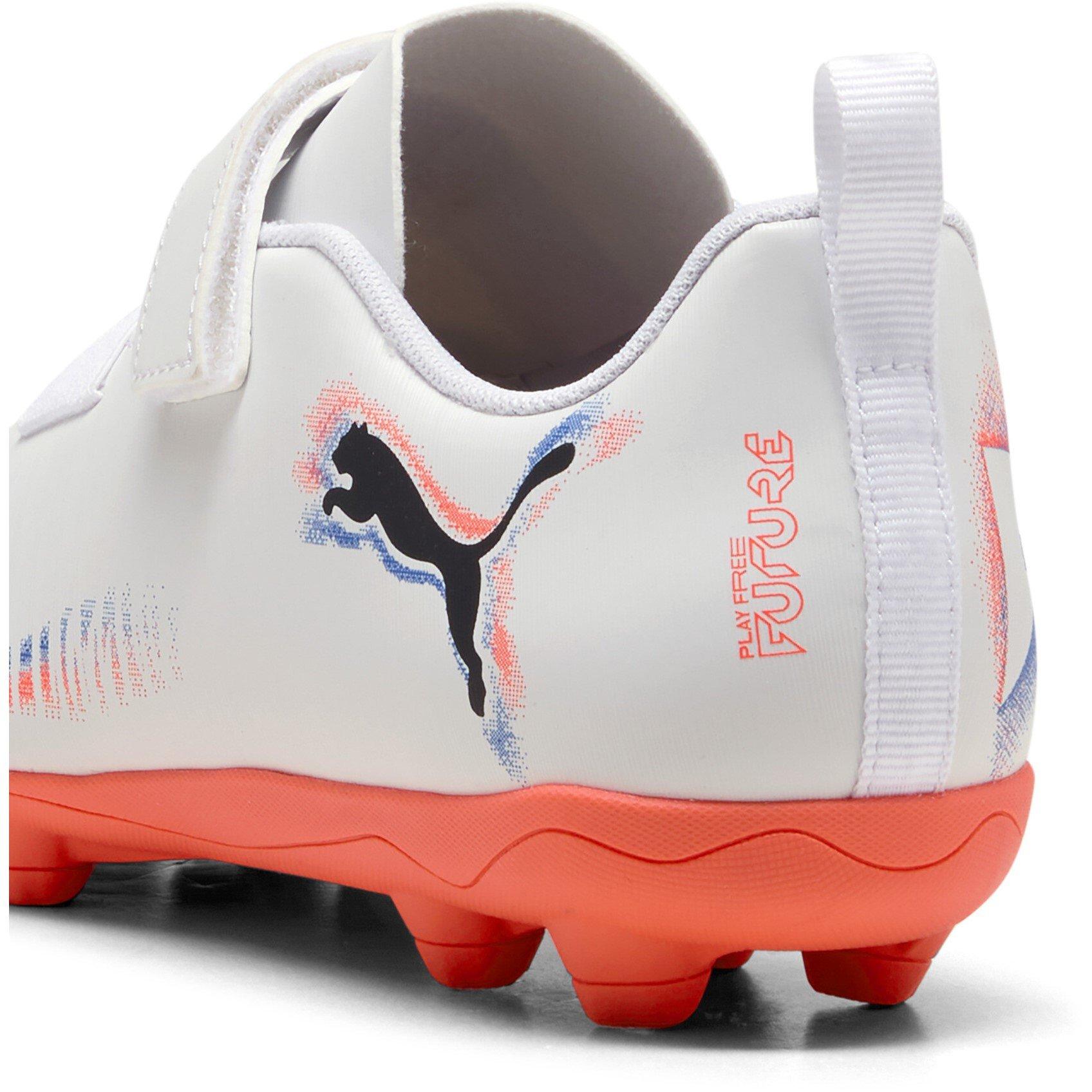 White/Black/Red - Puma - Future 8 Club Childrens Firm ground Football Boots - 5