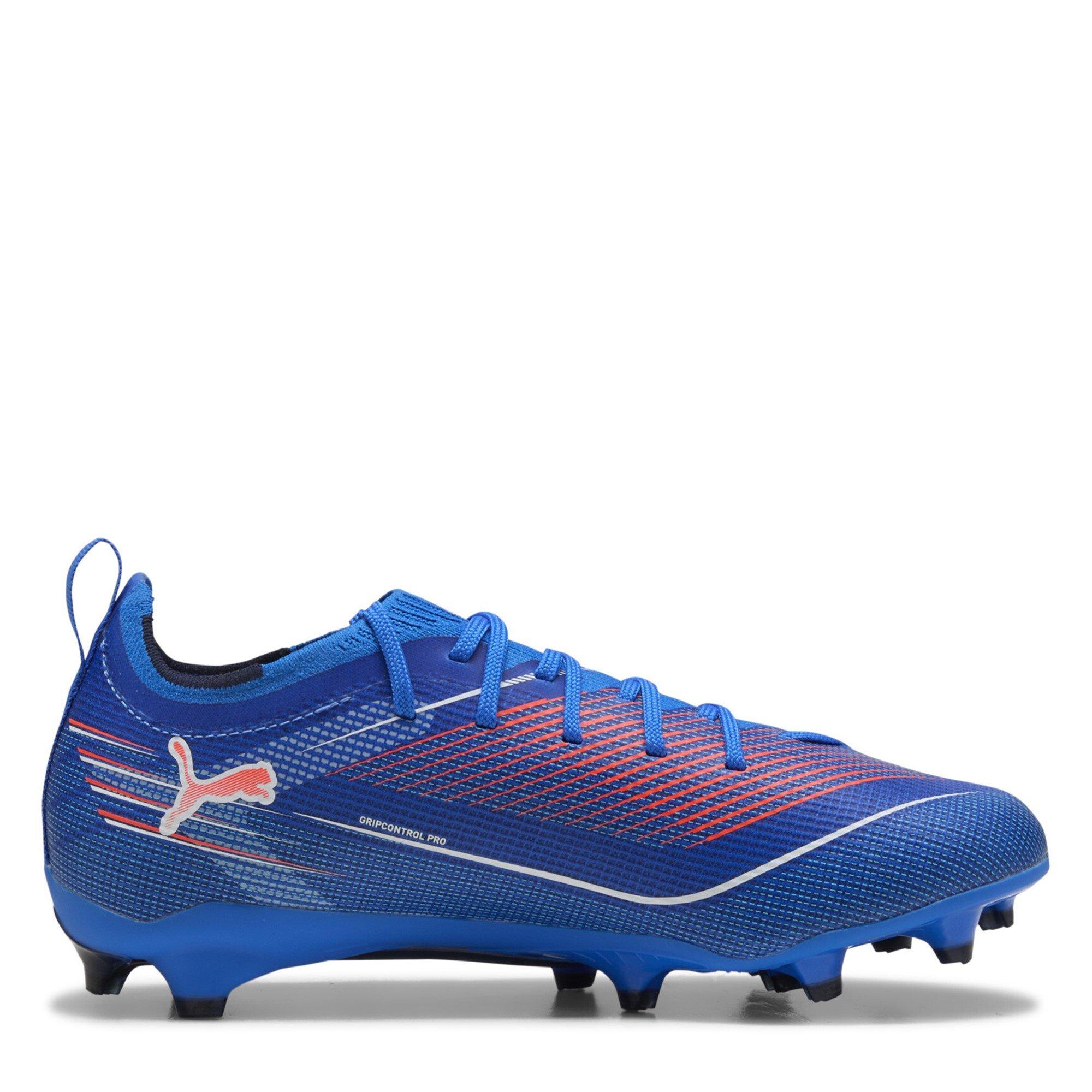 Blue/White - Puma - Ultra 5 Pro Childrens Firm Ground Football Boots - 4