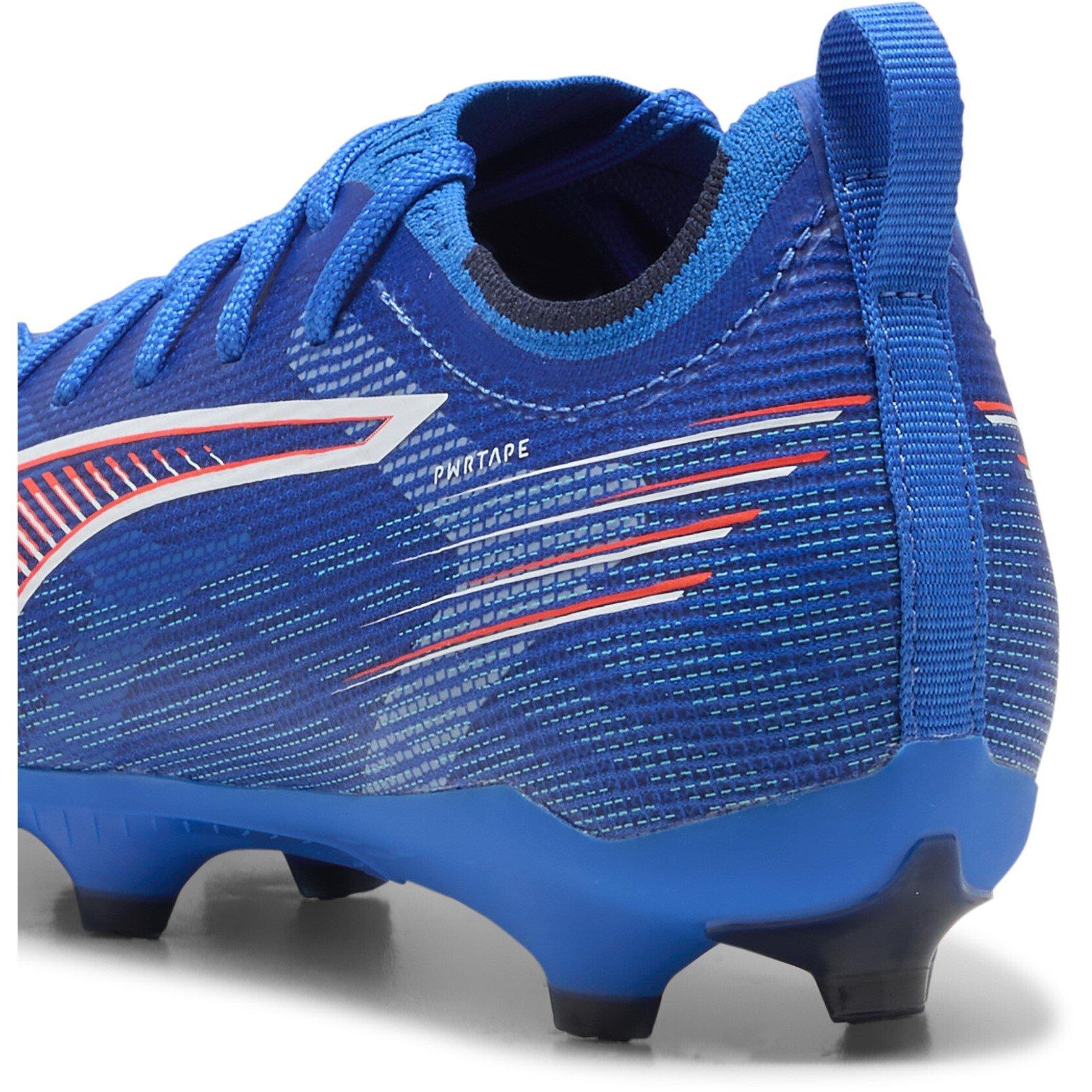 Blue/White - Puma - Ultra 5 Pro Childrens Firm Ground Football Boots - 5