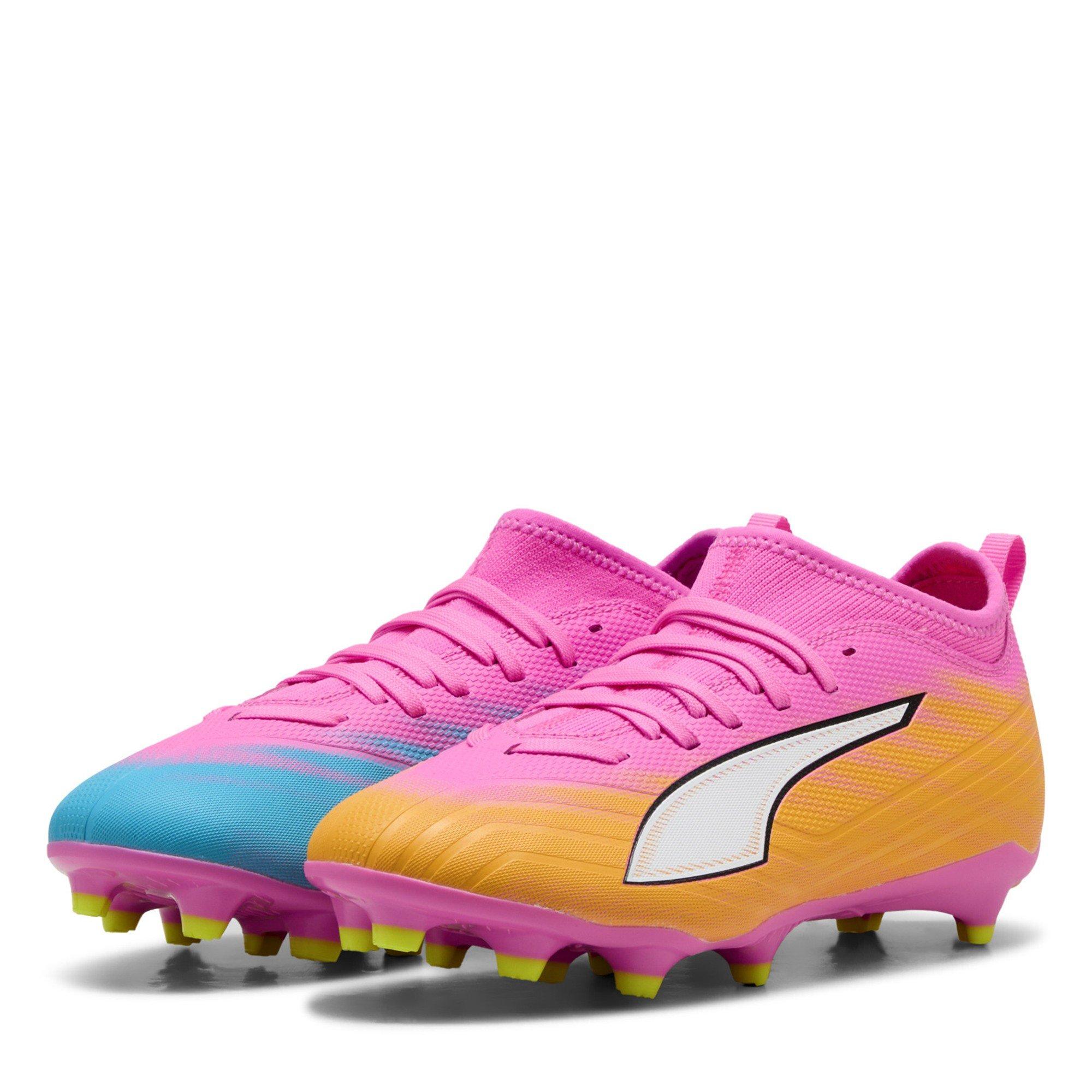 Puma Boys Childrens Ultra 5 Match Firm Ground Football Boots - Poison Pink - C12 (31)