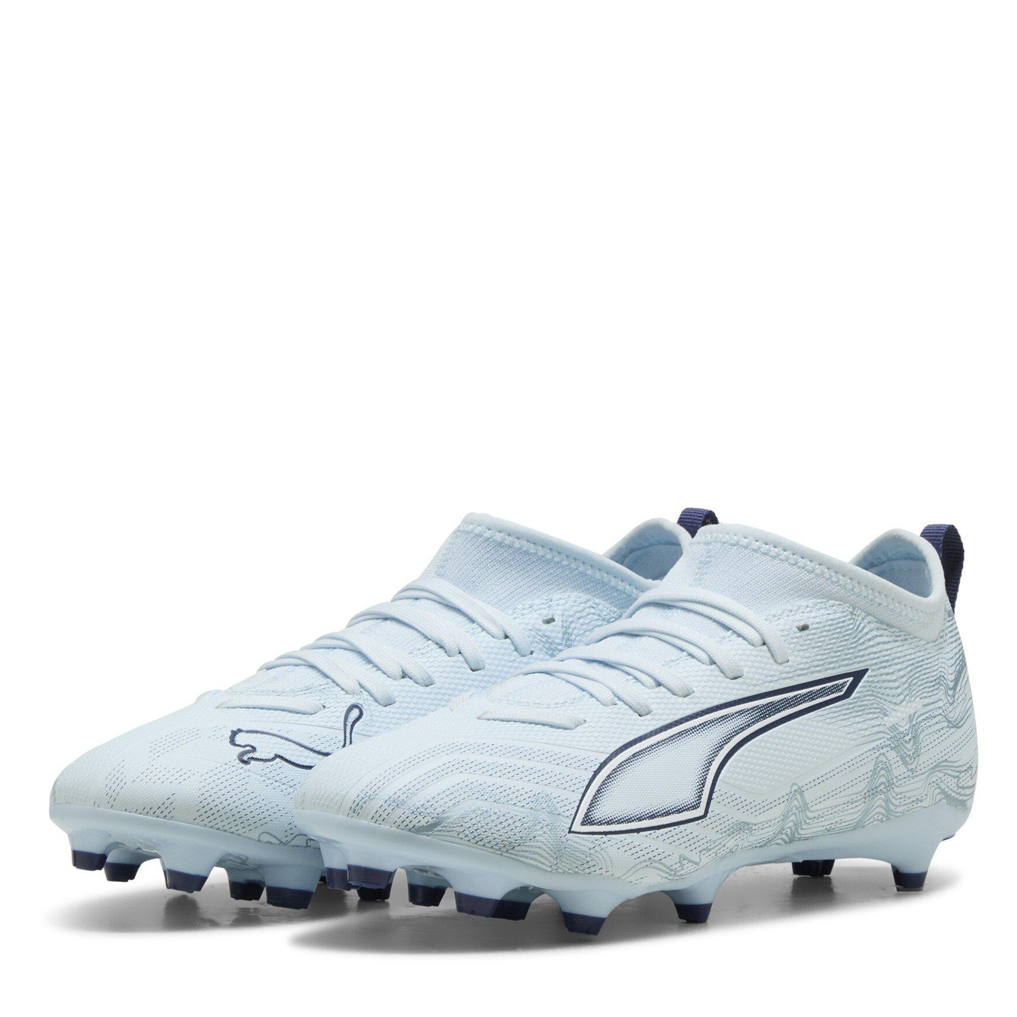 Puma Boys Childrens Ultra 5 Match Firm Ground Football Boots - Icy Blue - C12 (31)