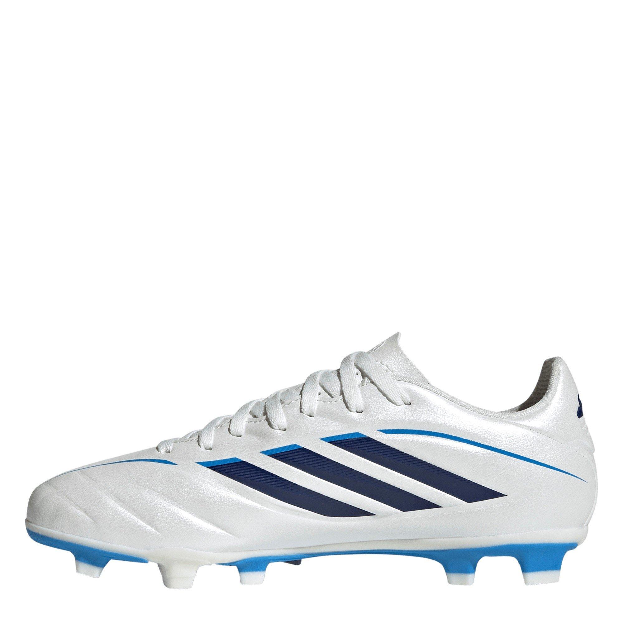 Wht/Blk/Blu - adidas - Childrens adidas Copa Pure IV Club Firm Ground Football Boots - 2