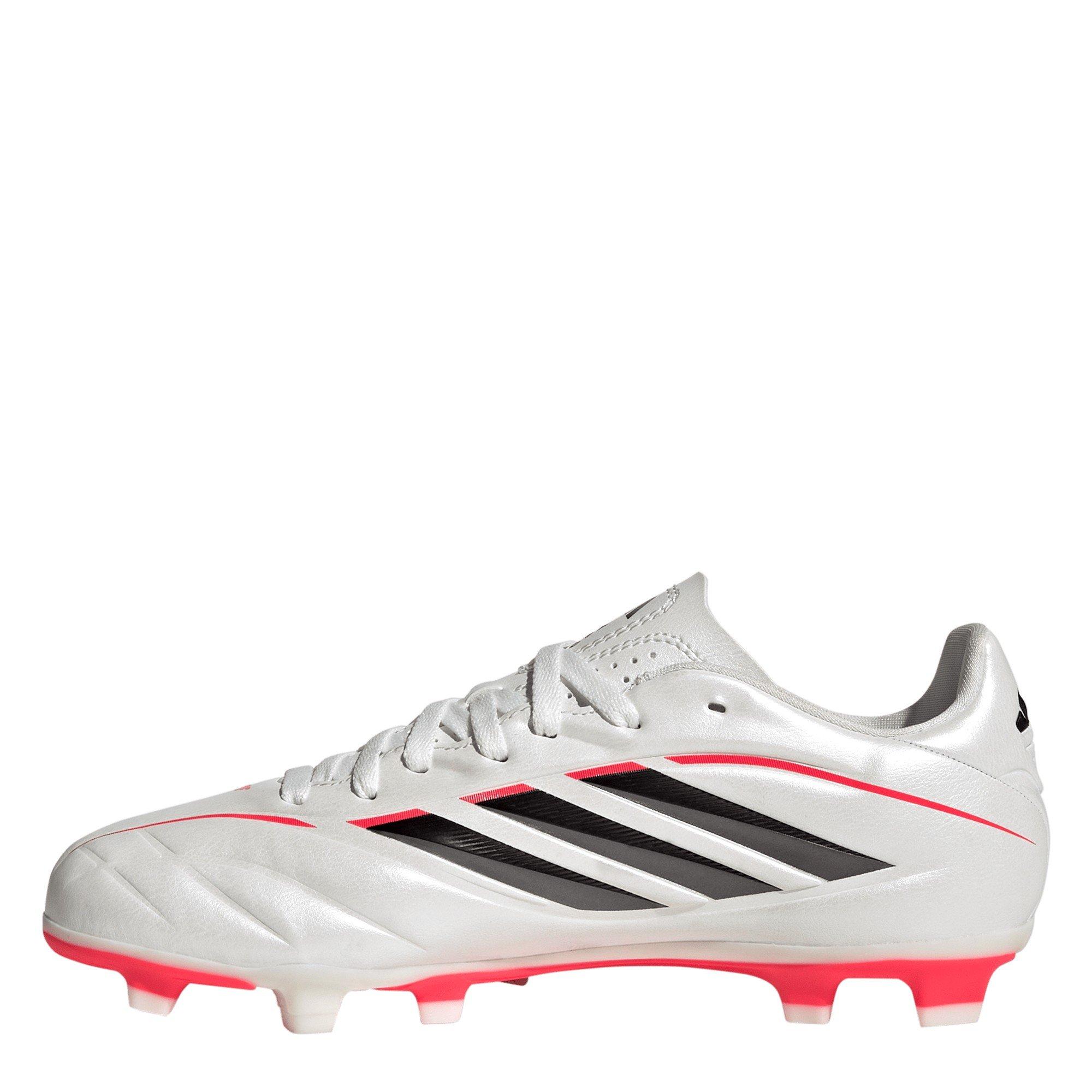 Silver/Black - adidas - Childrens adidas Copa Pure IV Club Firm Ground Football Boots - 2