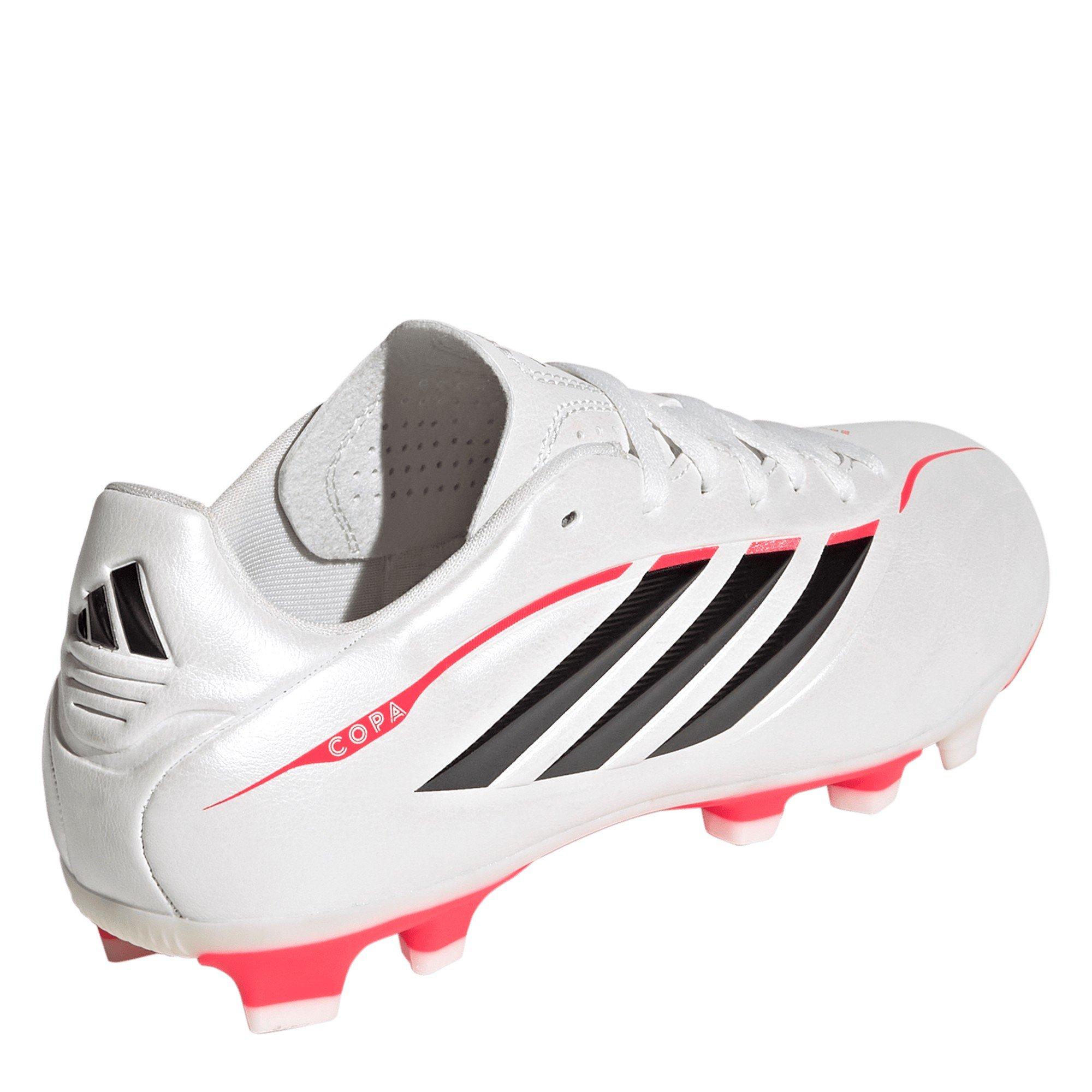 Silver/Black - adidas - Childrens adidas Copa Pure IV Club Firm Ground Football Boots - 4
