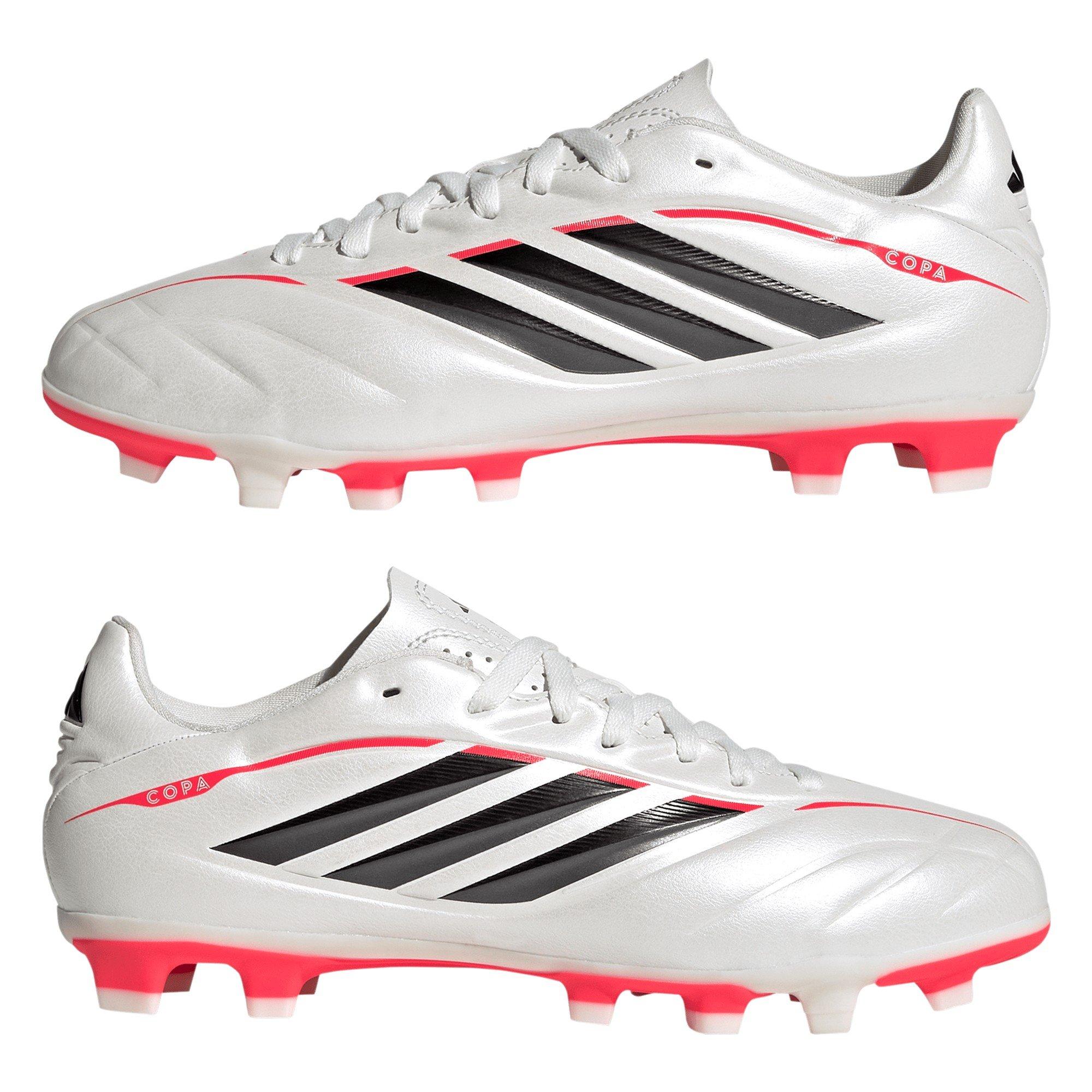 Silver/Black - adidas - Childrens adidas Copa Pure IV Club Firm Ground Football Boots - 9